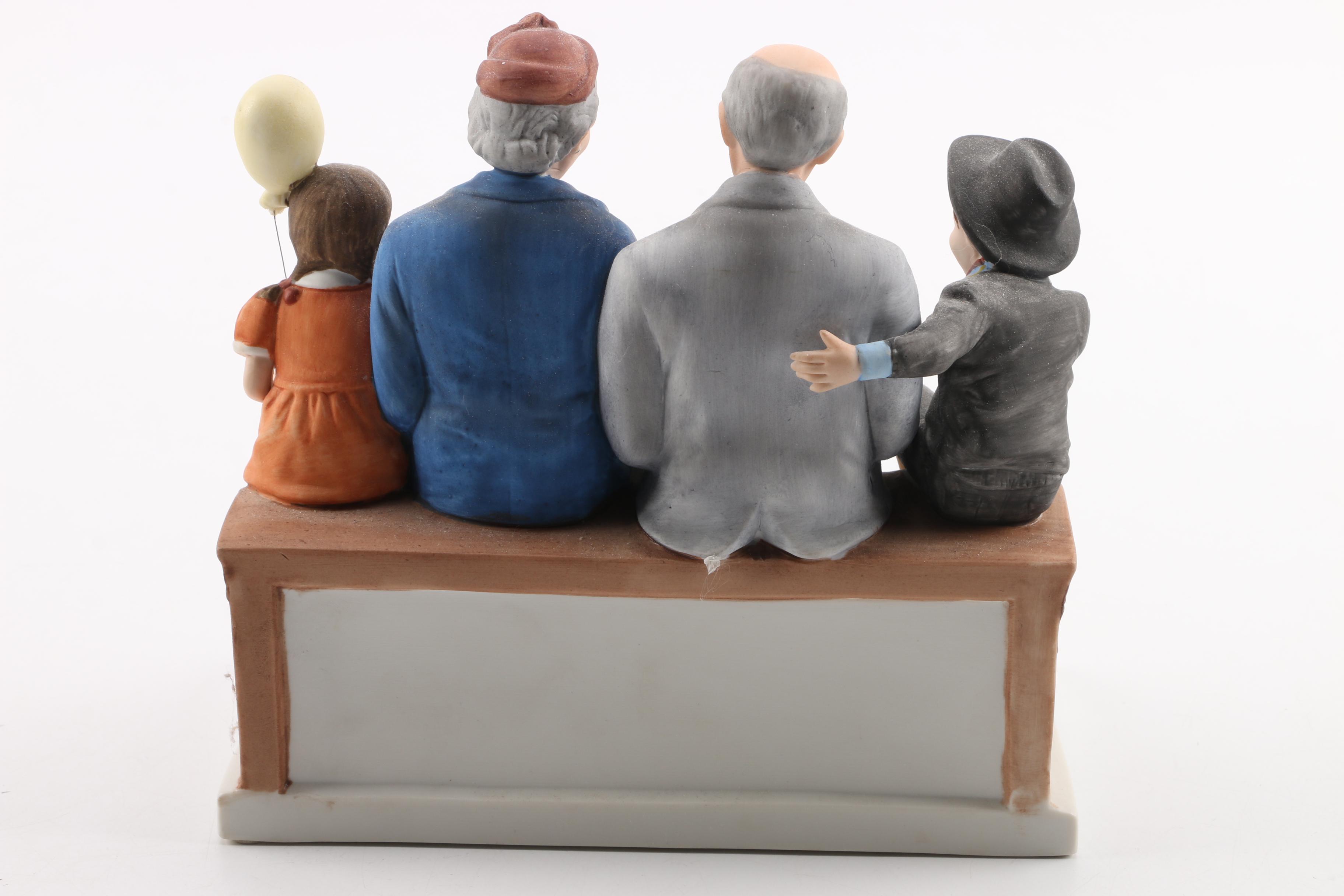 Norman Rockwell Limited Edition "At The Circus" Figurine