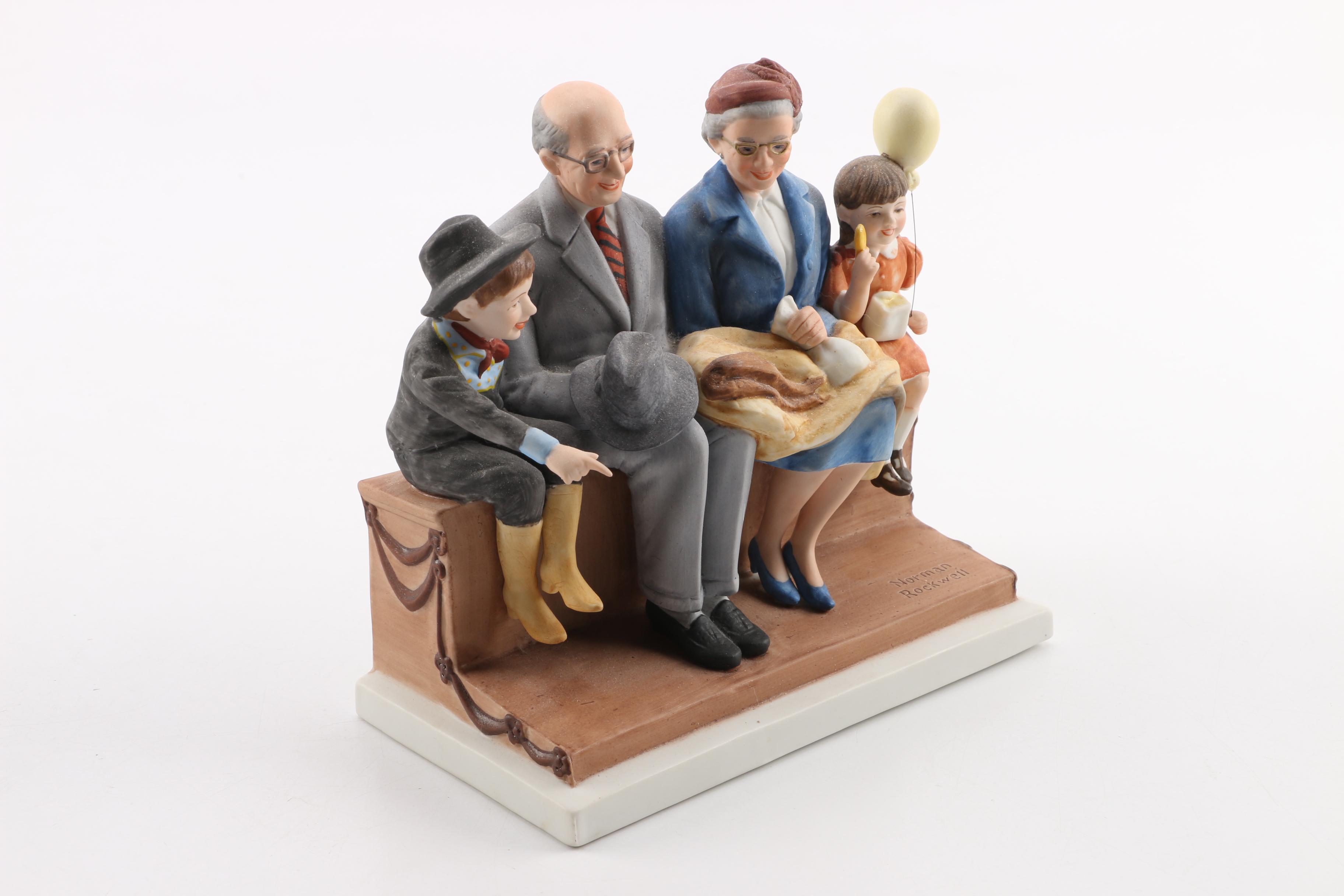 Norman Rockwell Limited Edition "At The Circus" Figurine