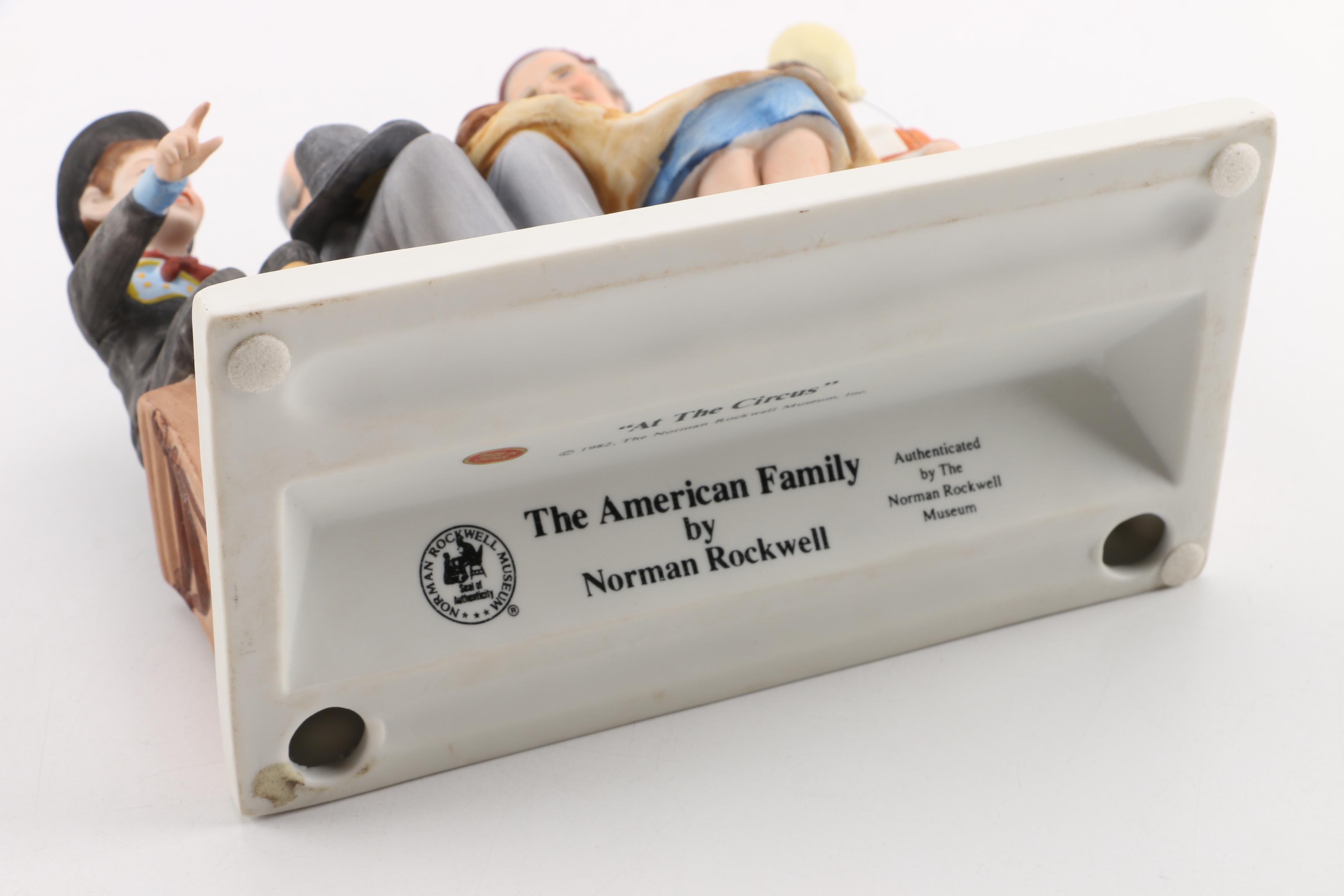 Norman Rockwell Limited Edition "At The Circus" Figurine