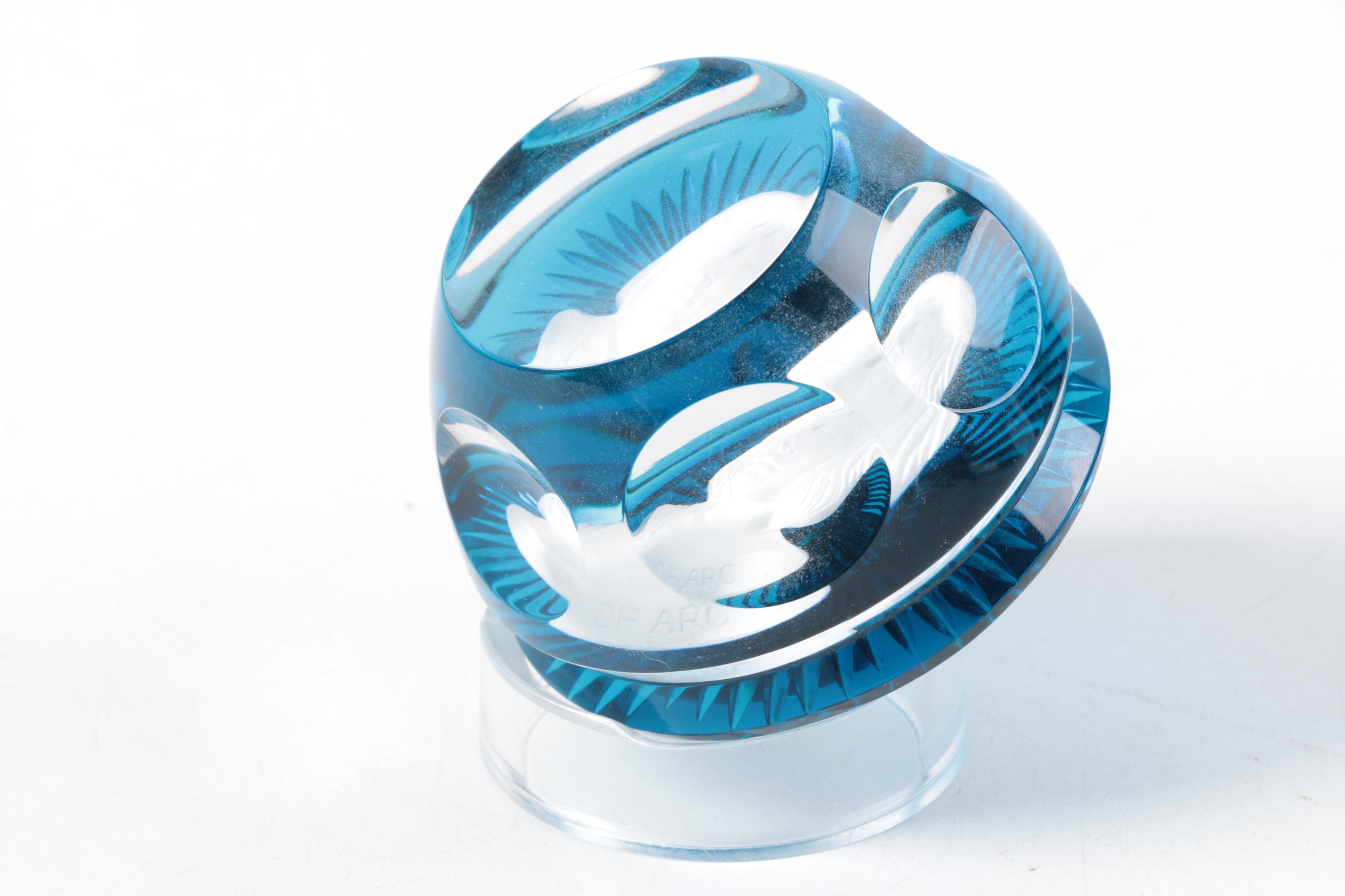 Baccarat Joan of Arc Paper Weight