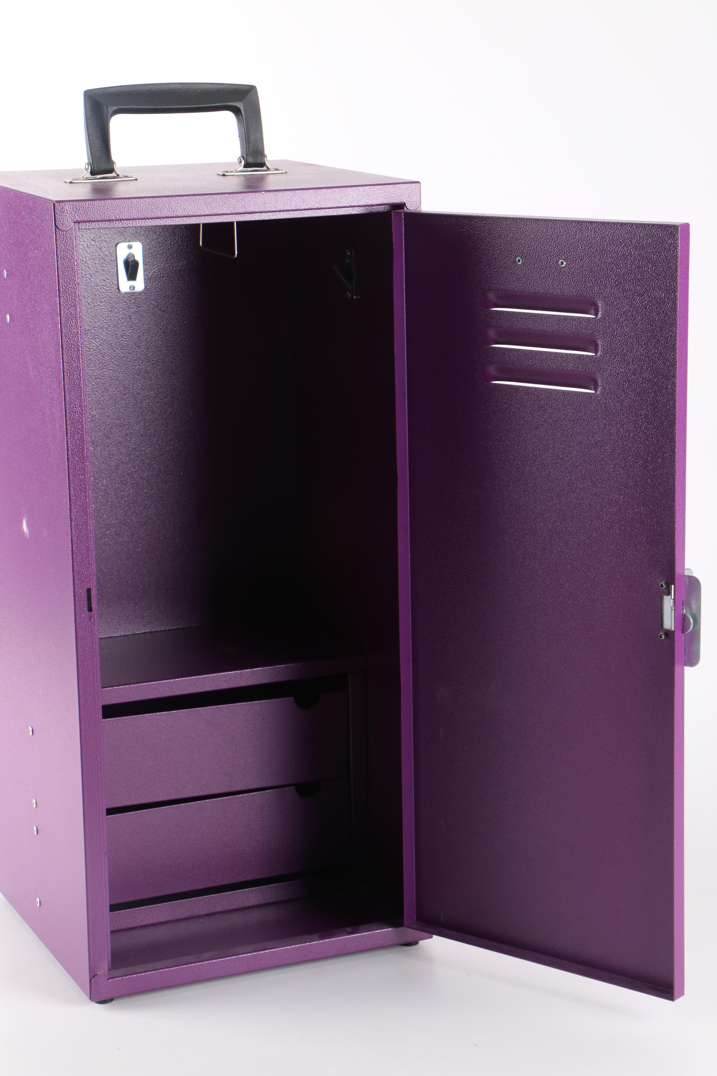American Girl Doll Portable Purple Locker
