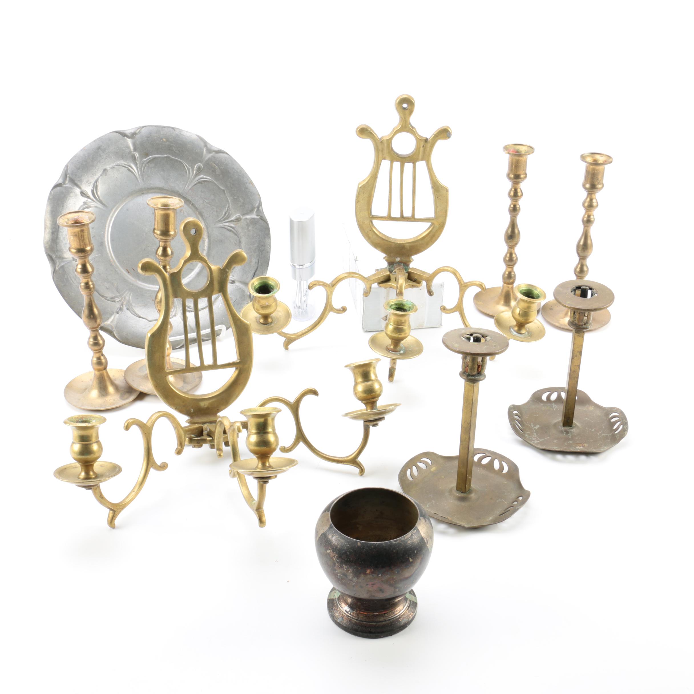 Metal Candle Holders and Decor