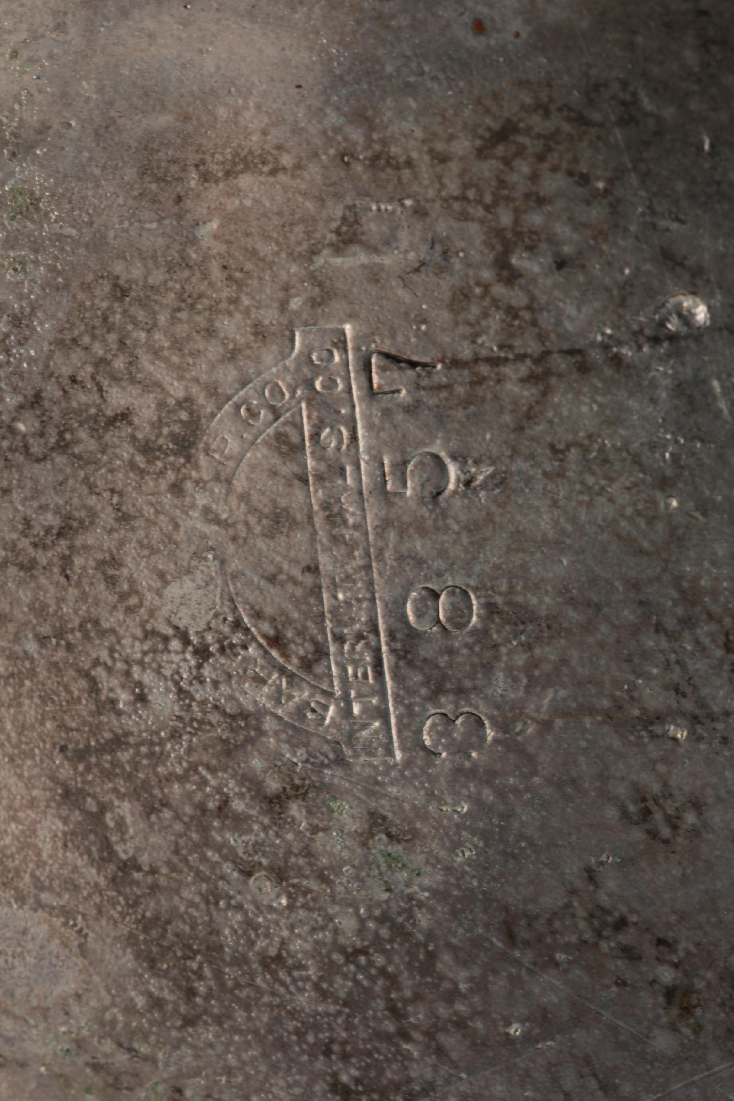 Barbour Silver Plate Co. Silver Plate Embossed Martini Shaker