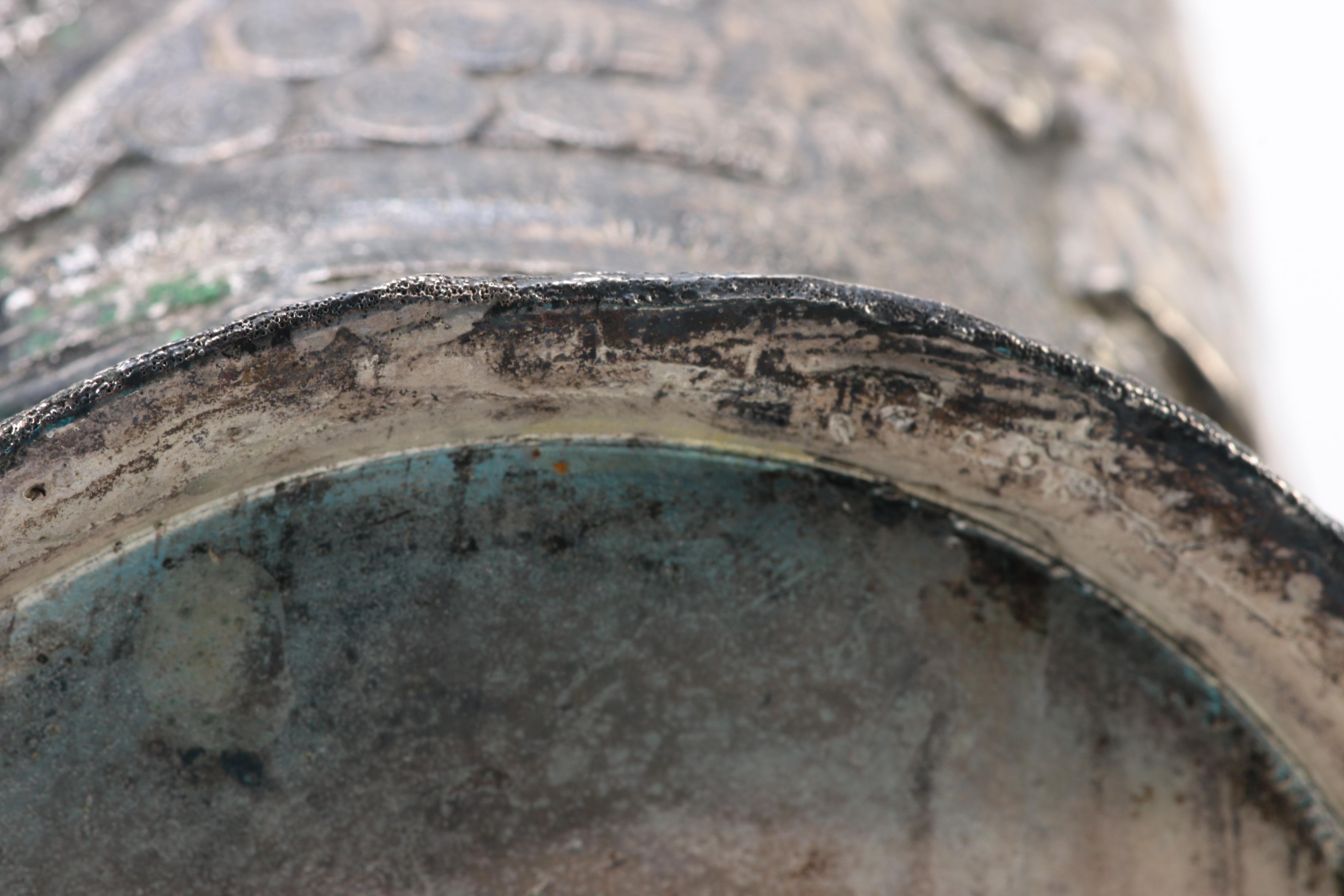 Barbour Silver Plate Co. Silver Plate Embossed Martini Shaker