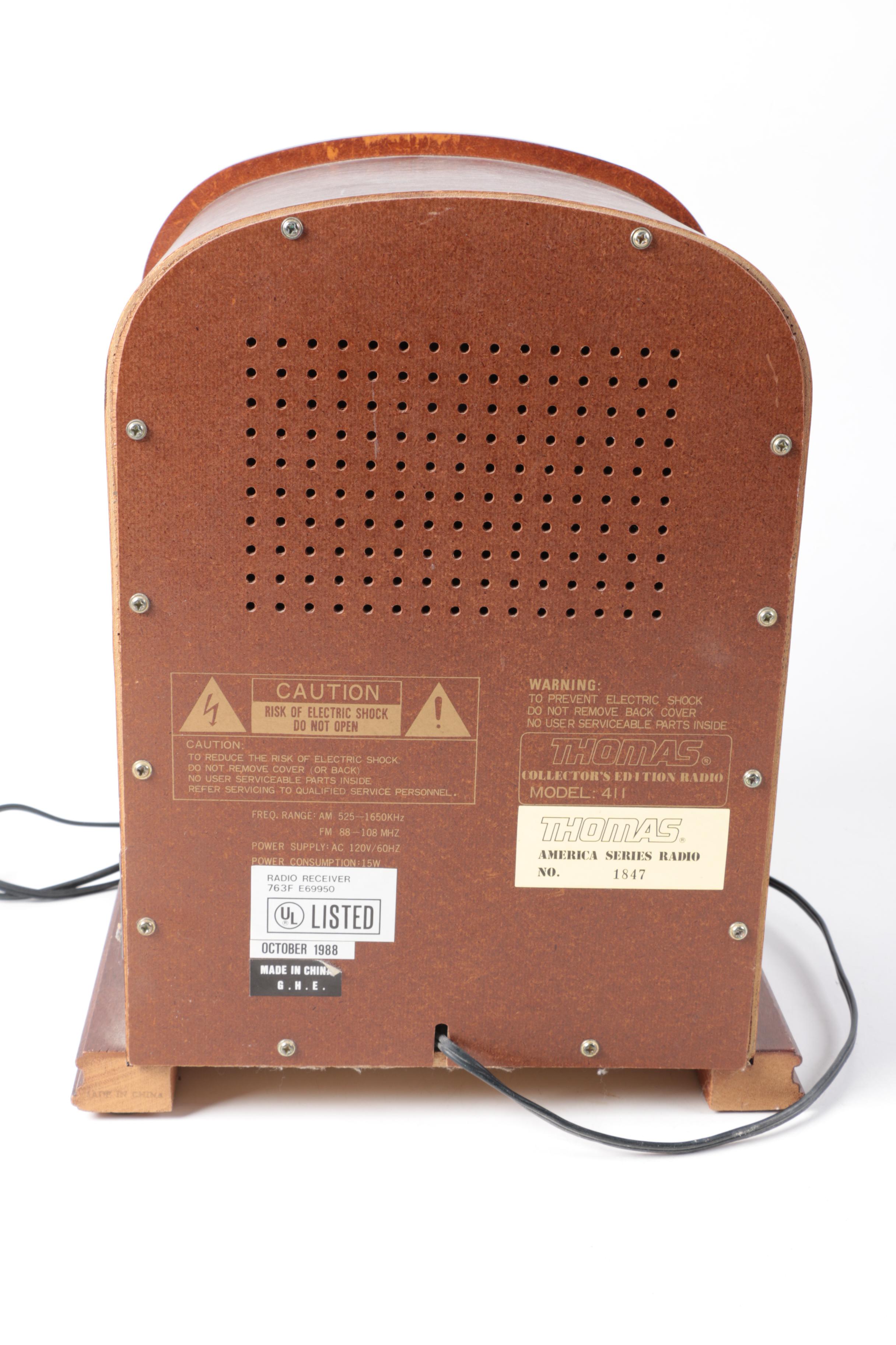 Thomas Collectors Edition Radio