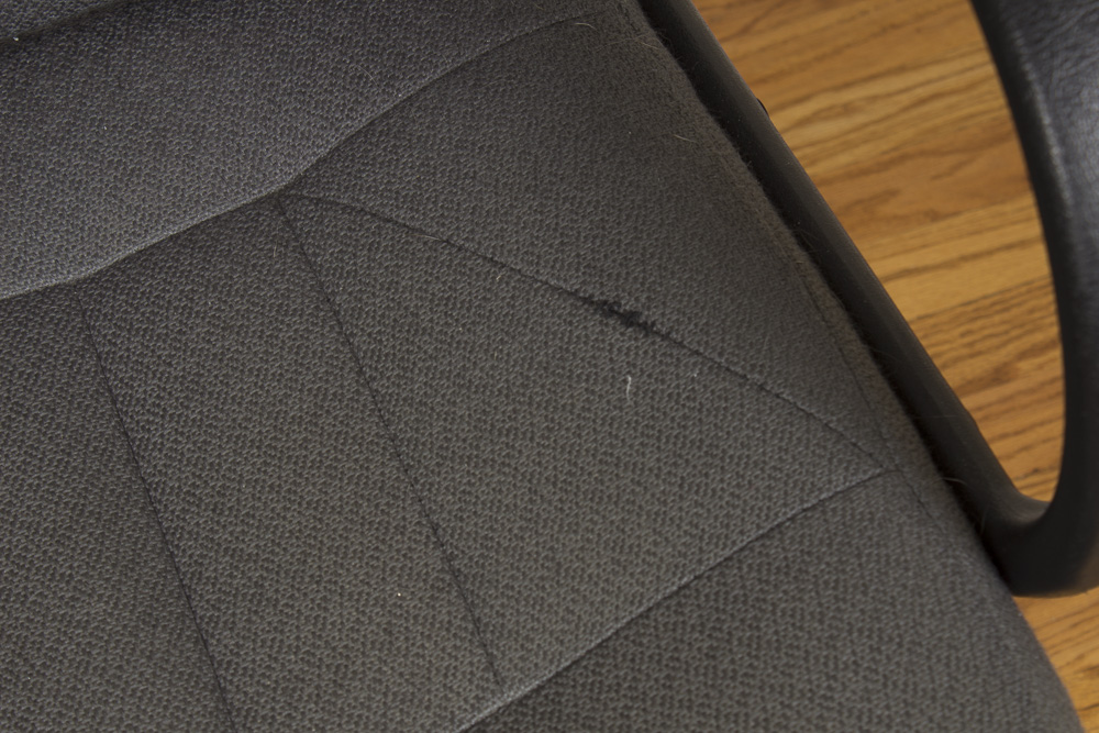 Gray-Upholstered Rolling Office Chair by Swinton Avenue Trading