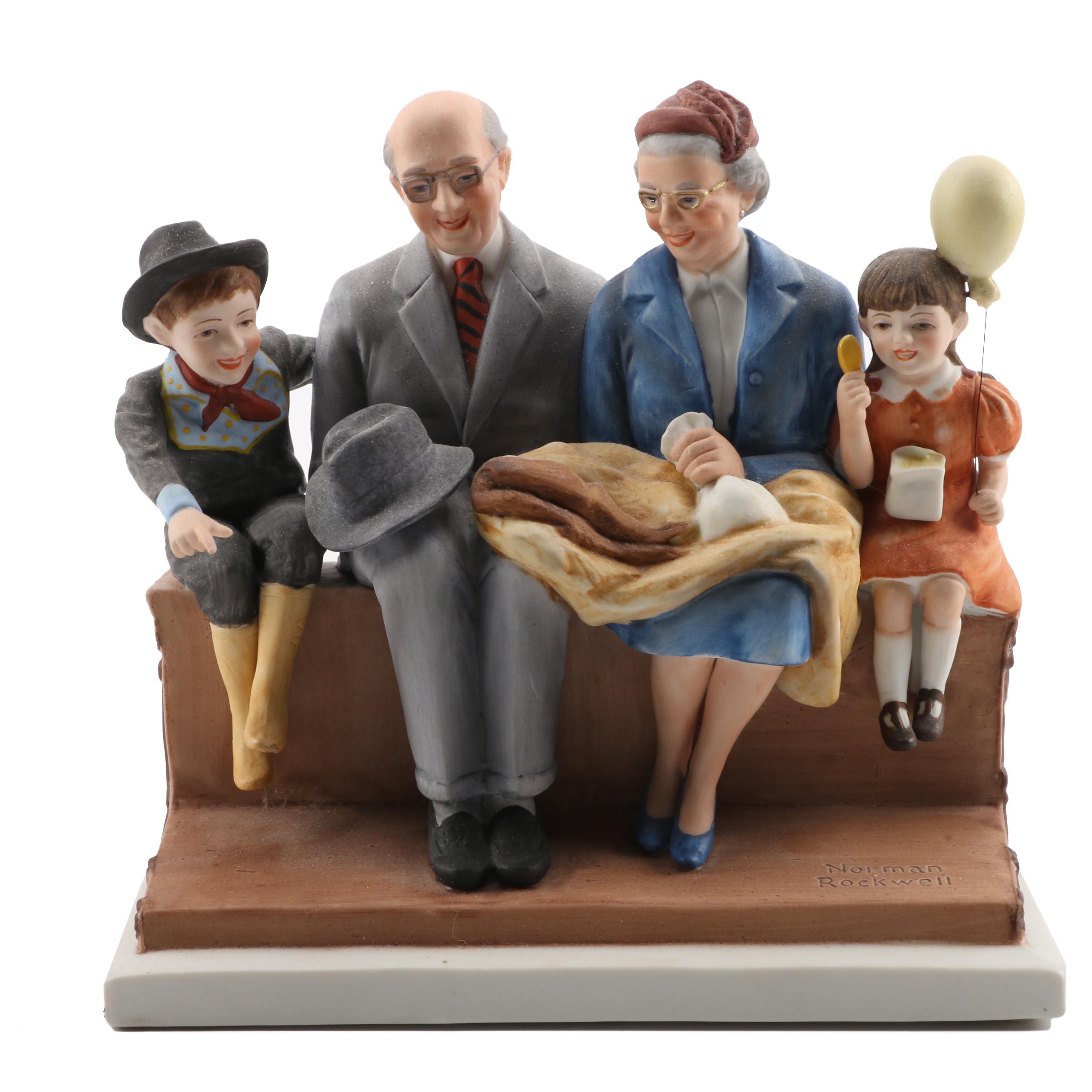 Norman Rockwell Limited Edition "At The Circus" Figurine