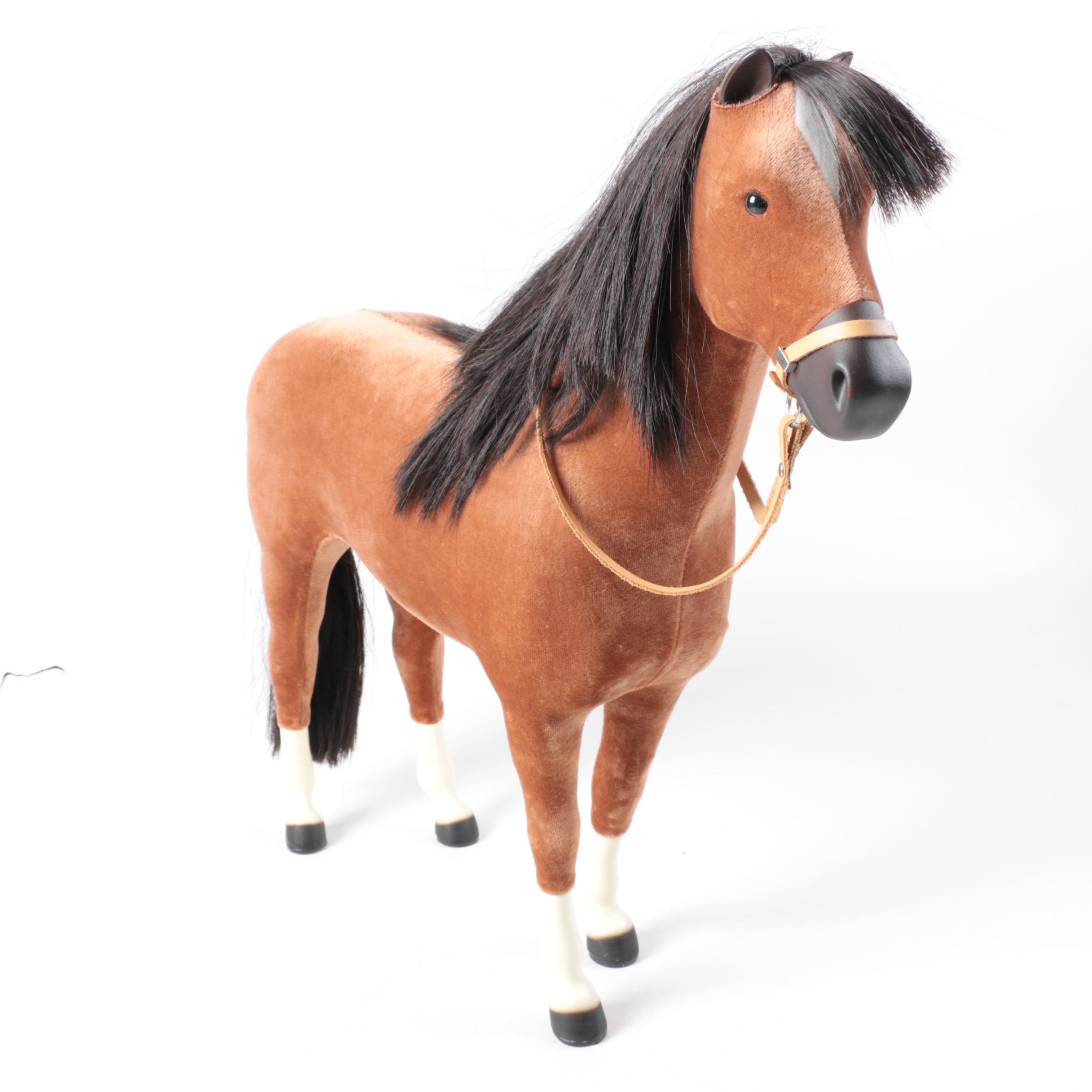 American Girl Doll Felt Covered Horse