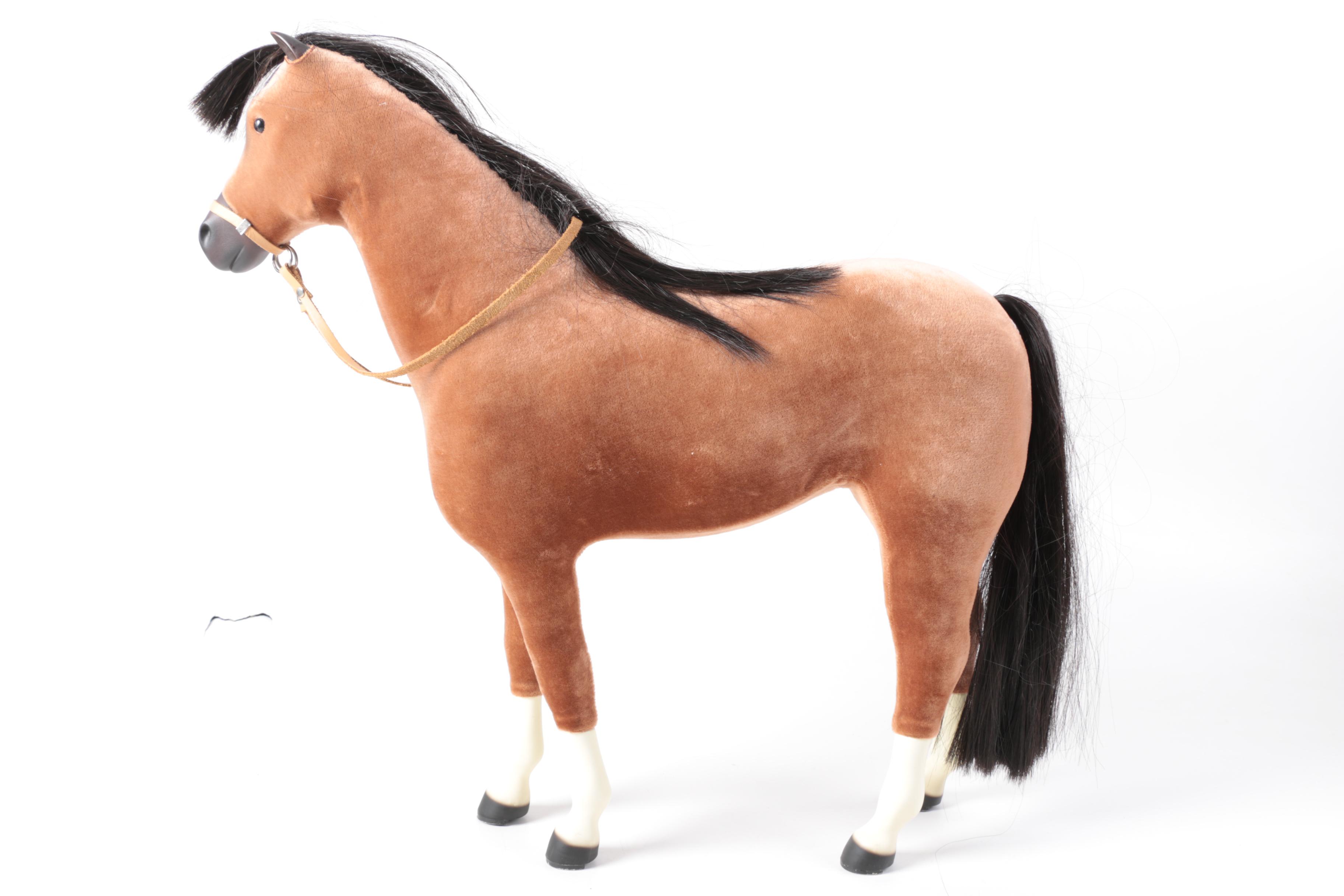 American Girl Doll Felt Covered Horse