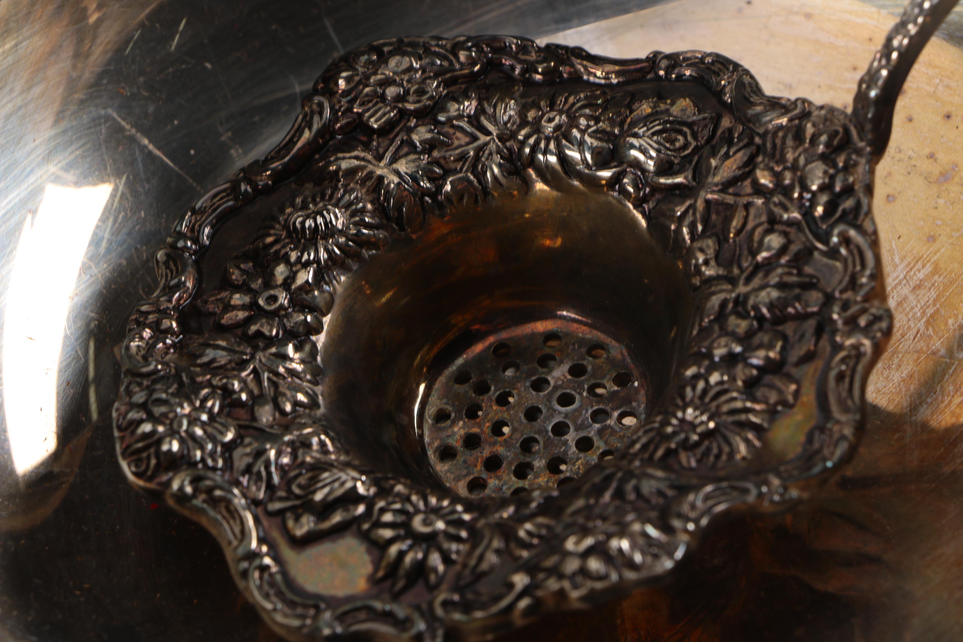 International Silver Co. Silver Plate Platter and Other Silver Plate and Crystal