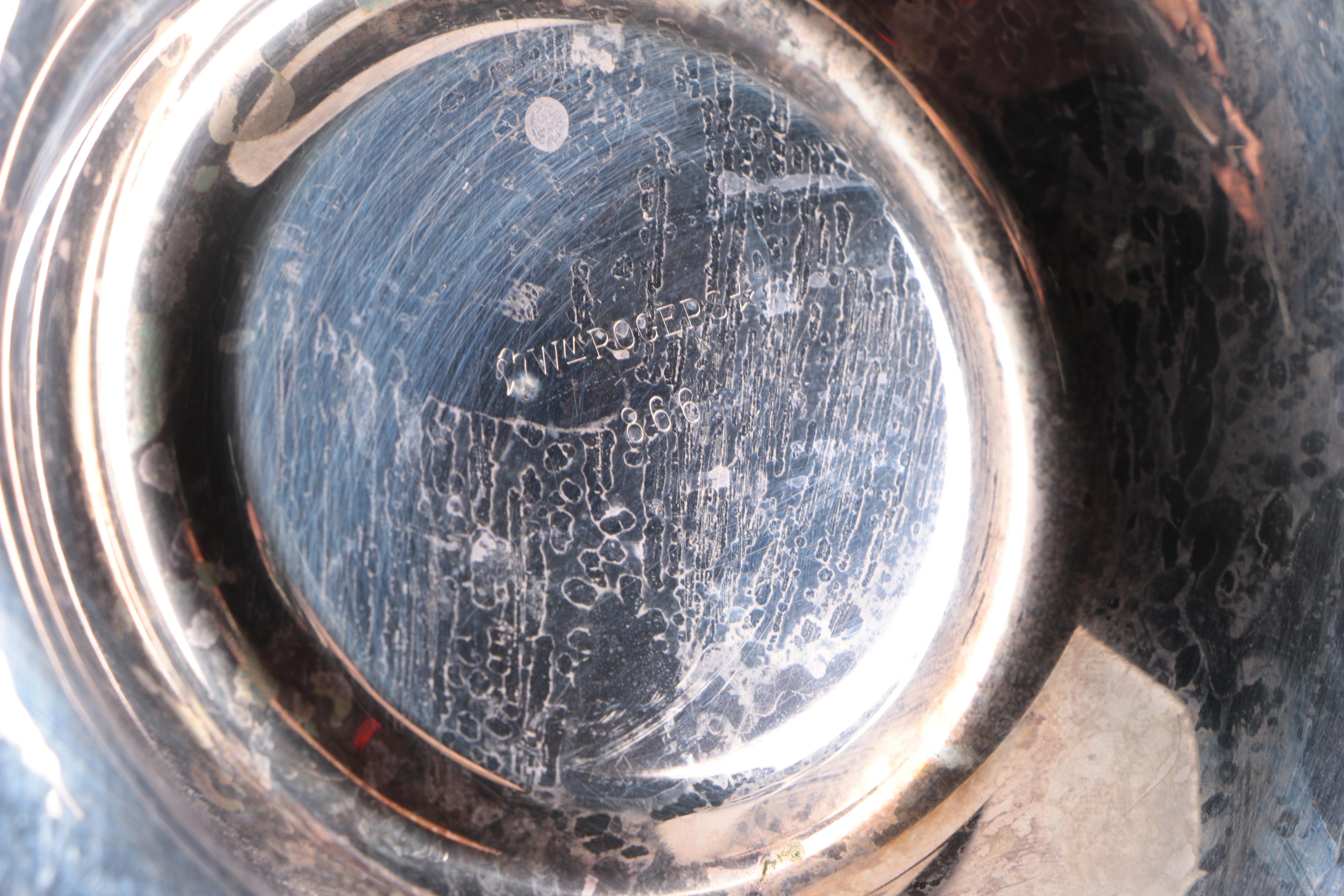 International Silver Co. Silver Plate Platter and Other Silver Plate and Crystal