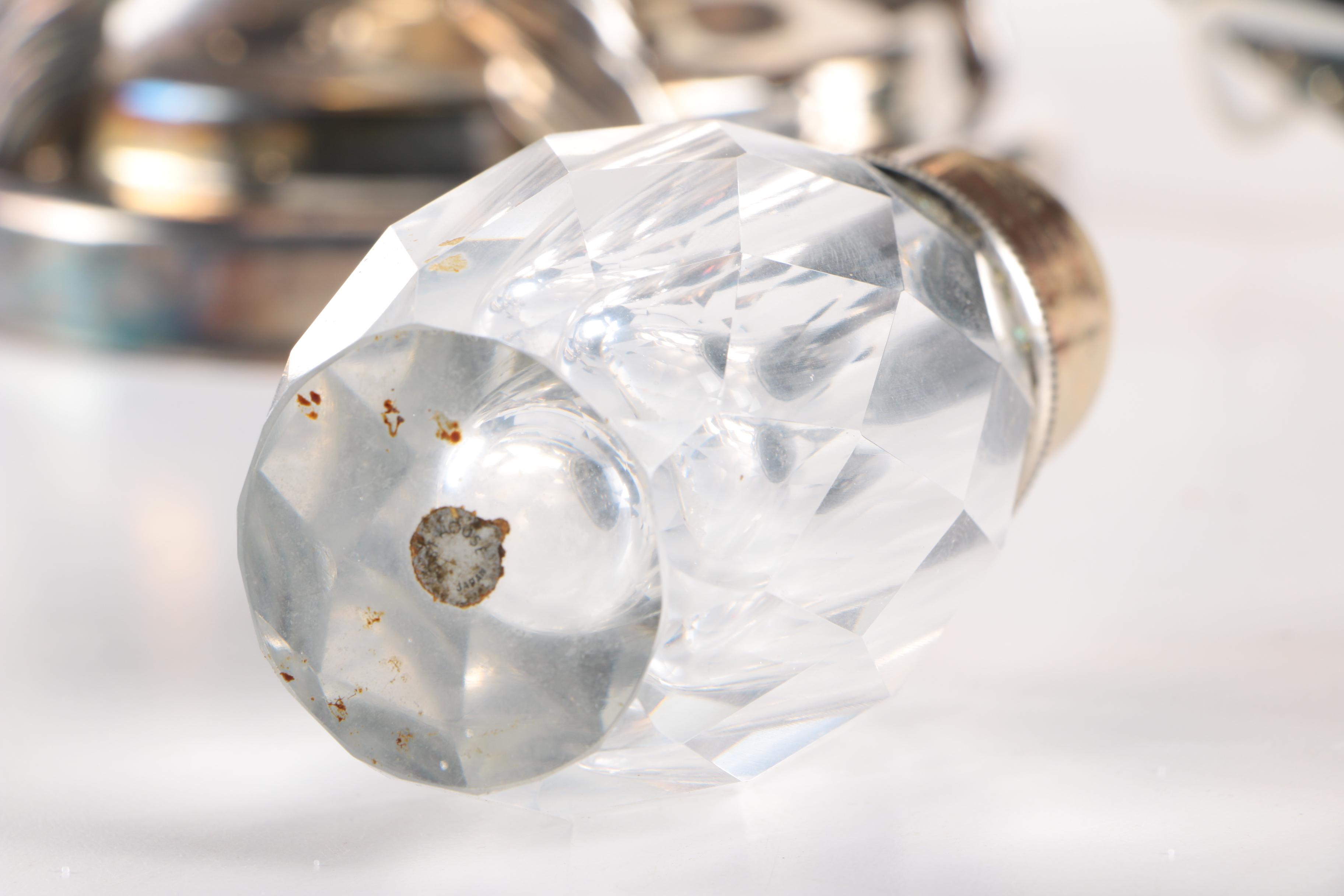 International Silver Co. Silver Plate Platter and Other Silver Plate and Crystal