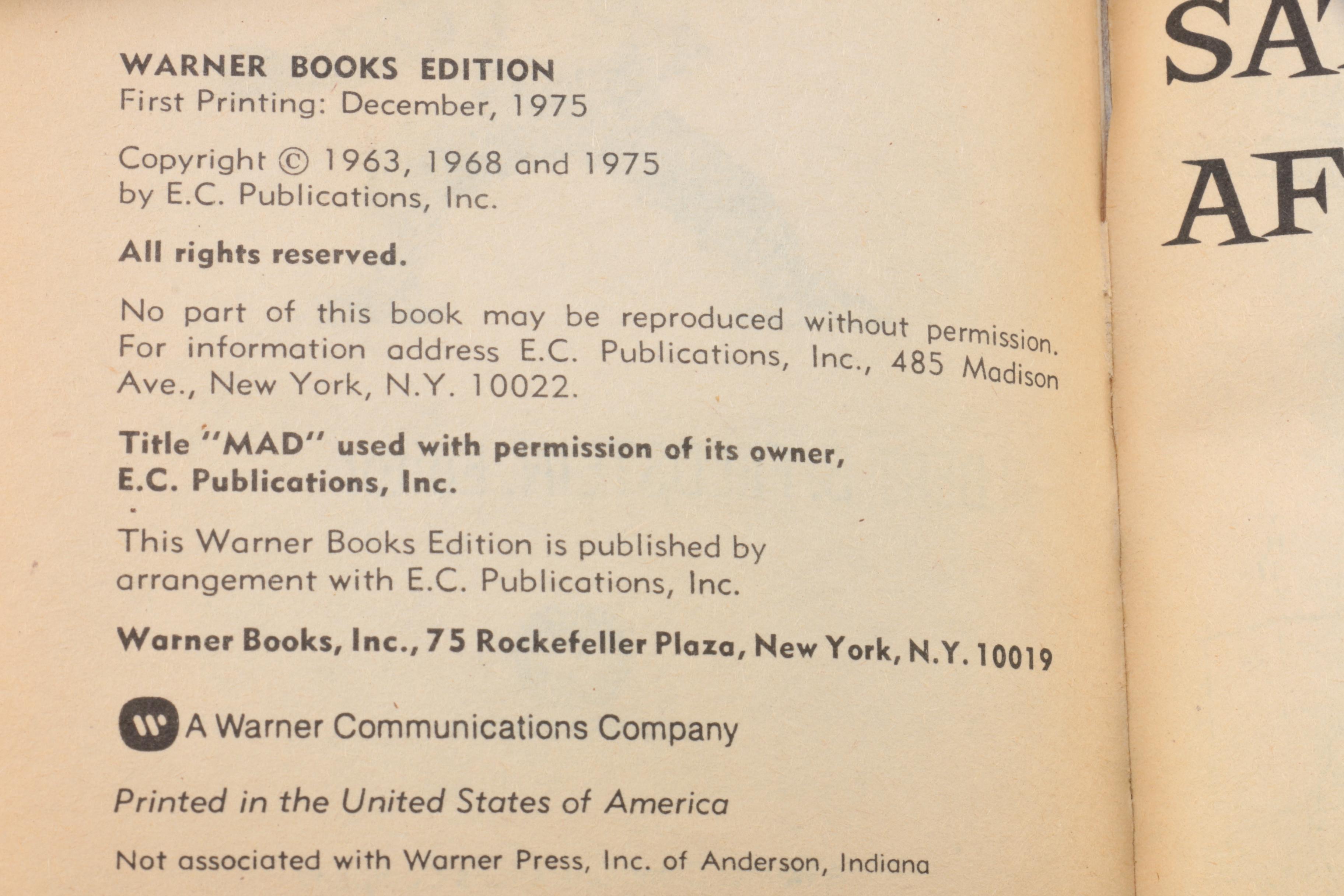 Vintage "MAD" Books