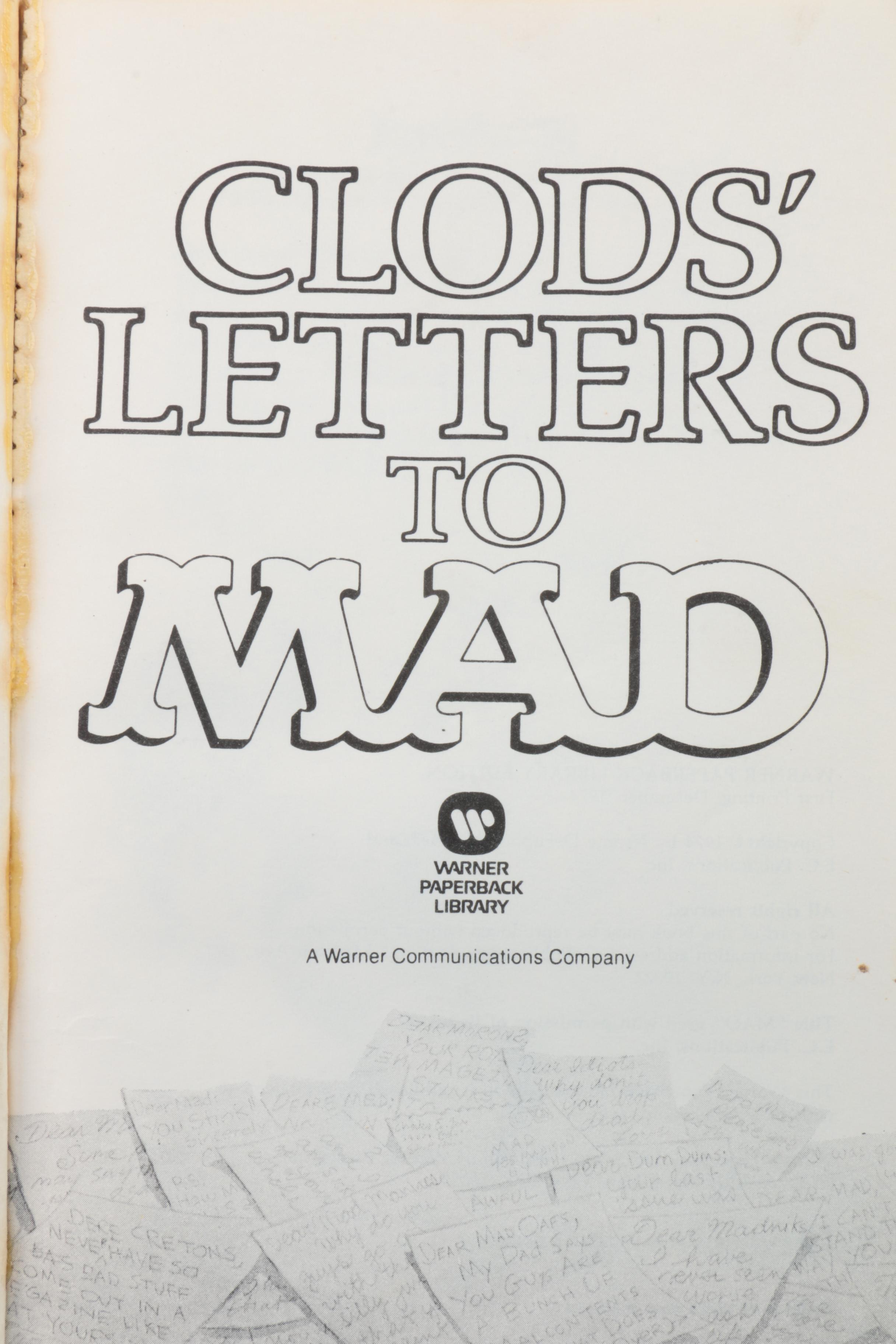 Vintage "MAD" Books
