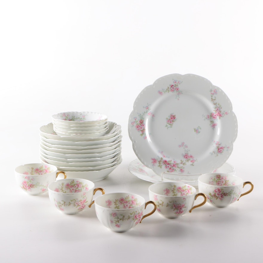Circa 1910s Haviland & Co. Limoges Porcelain Tableware