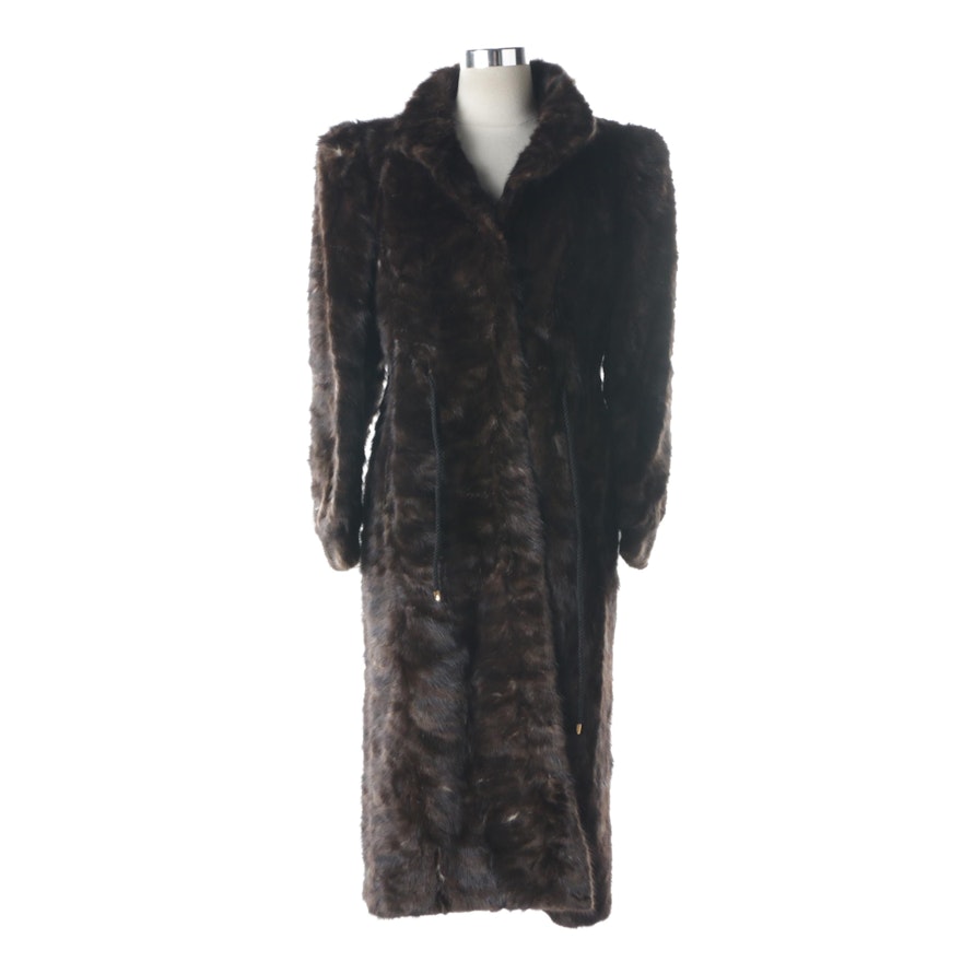 Vintage Hallmark Furs Mink Paw Fur Coat