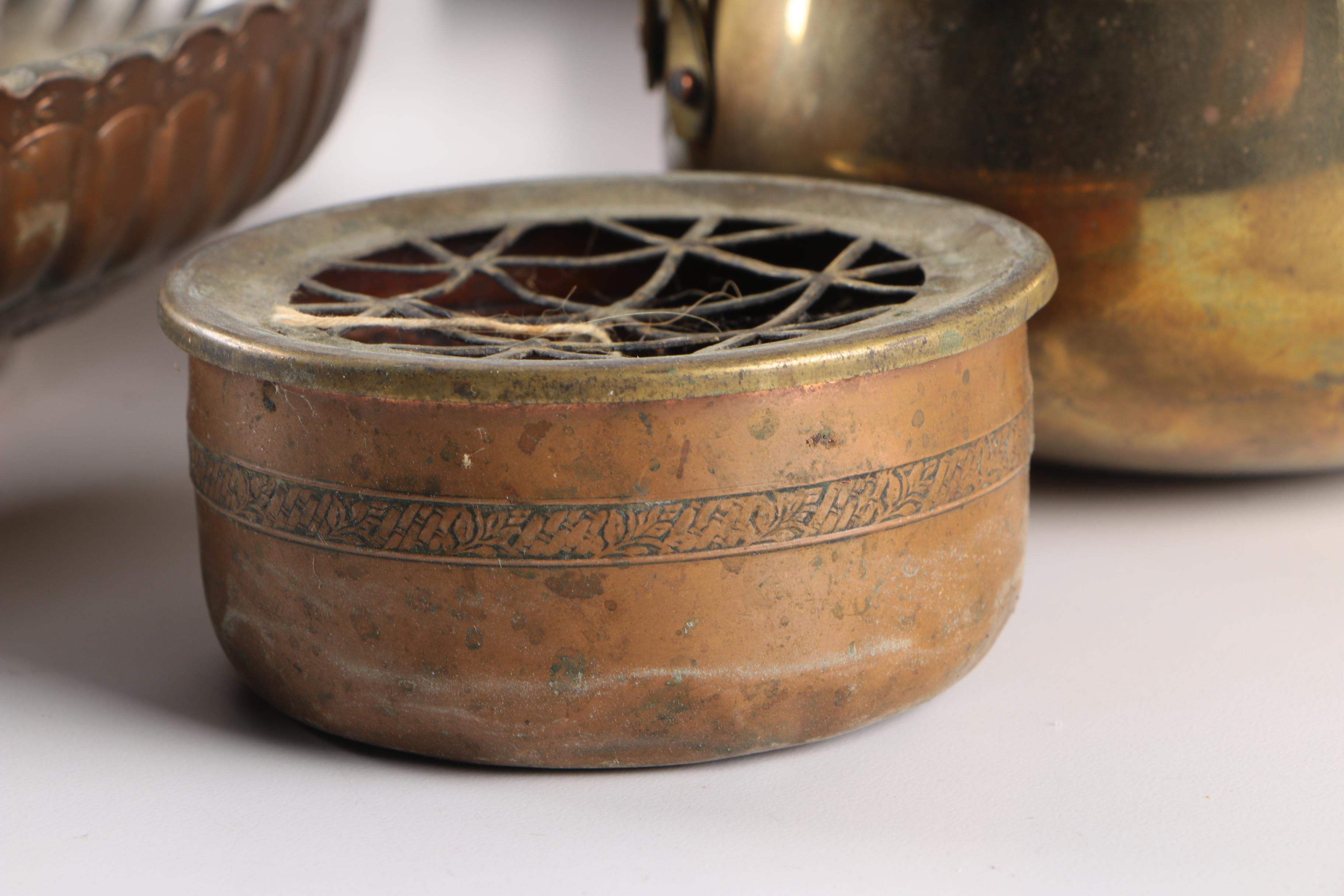 Vintage Copper and Brass Serveware