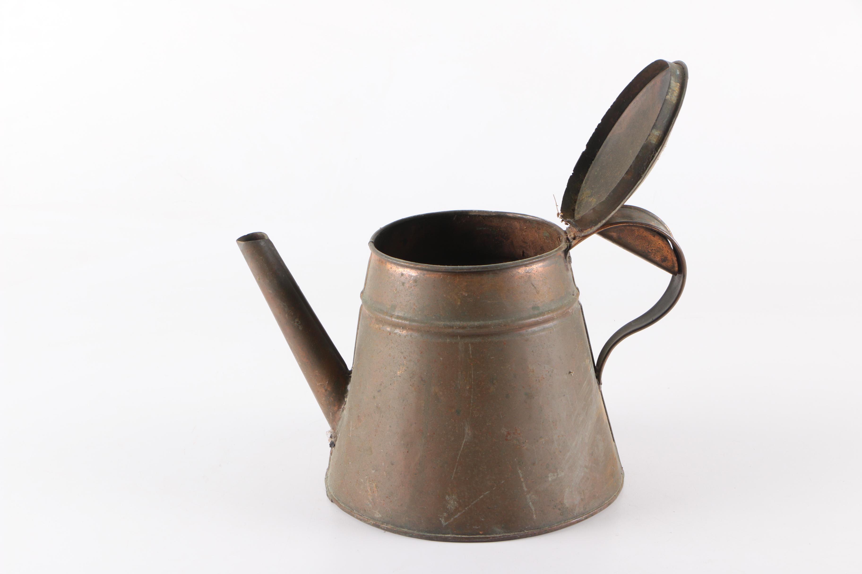 Vintage Copper and Brass Serveware