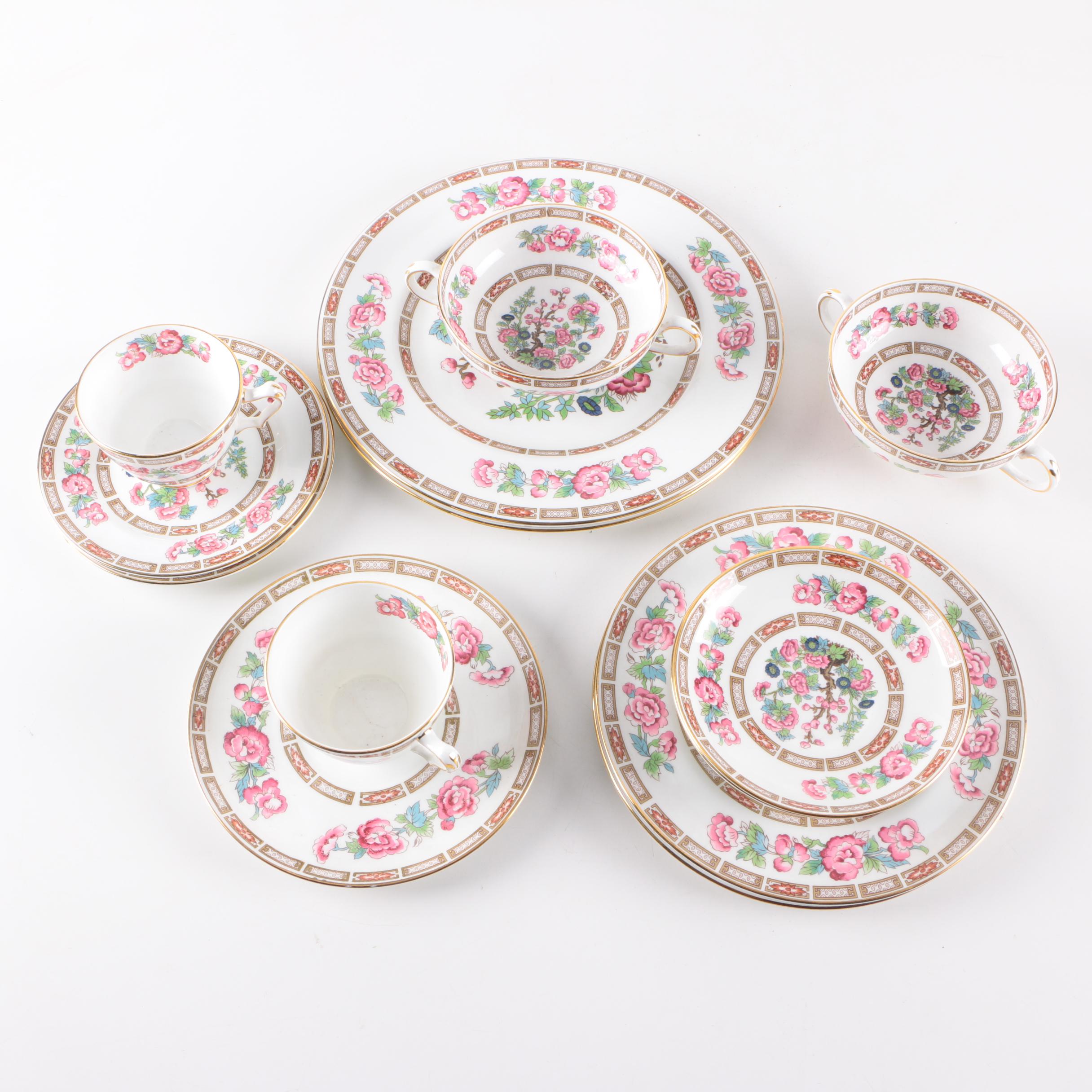 Mid-Century Crown Staffordshire Bone China Tableware