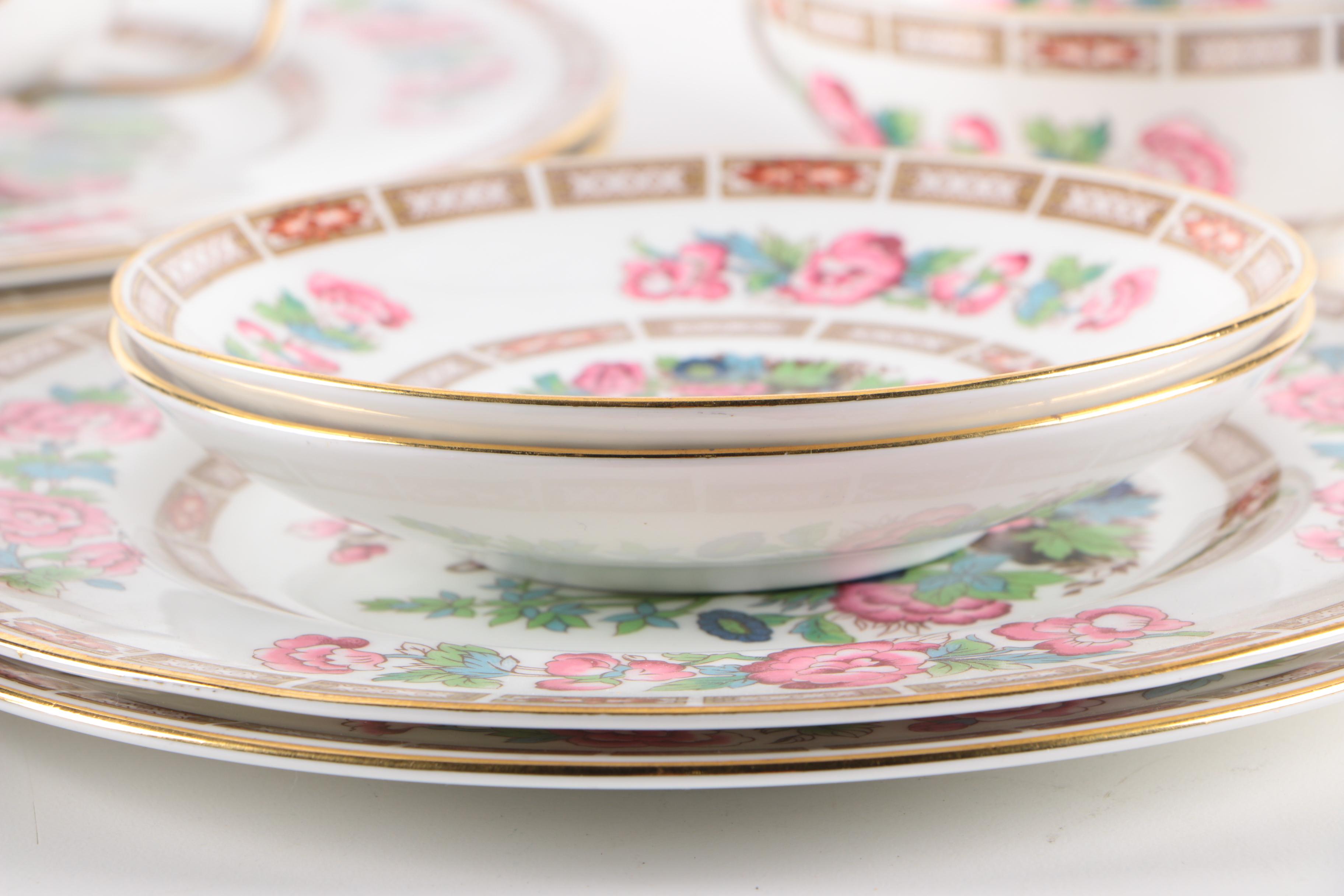 Mid-Century Crown Staffordshire Bone China Tableware