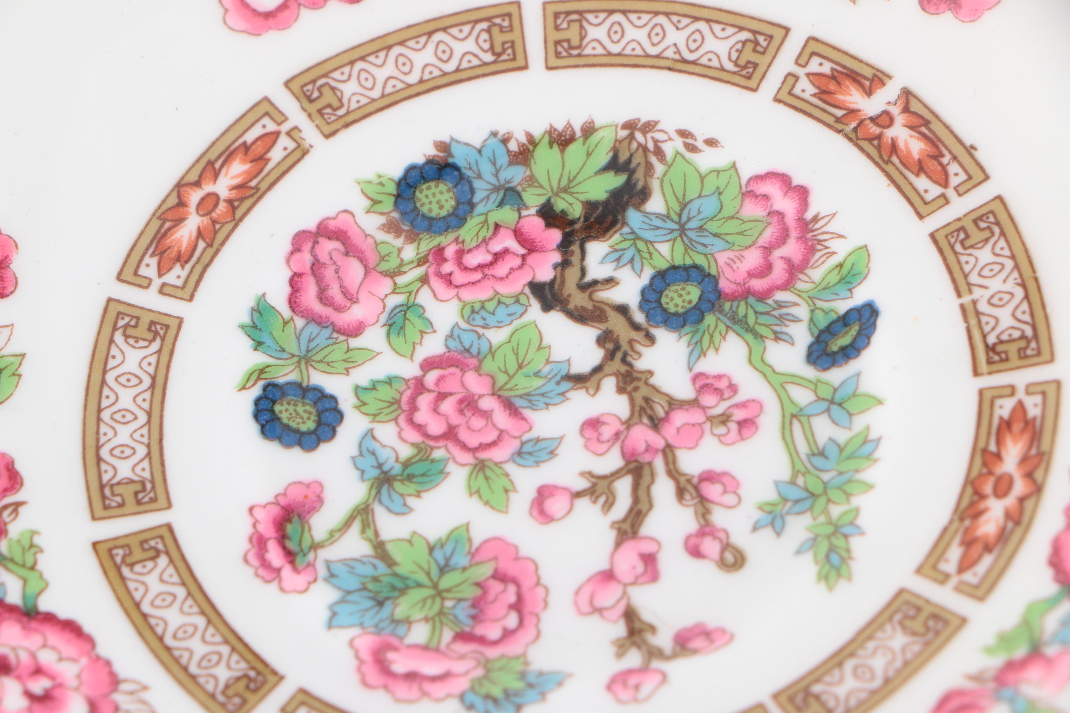 Mid-Century Crown Staffordshire Bone China Tableware