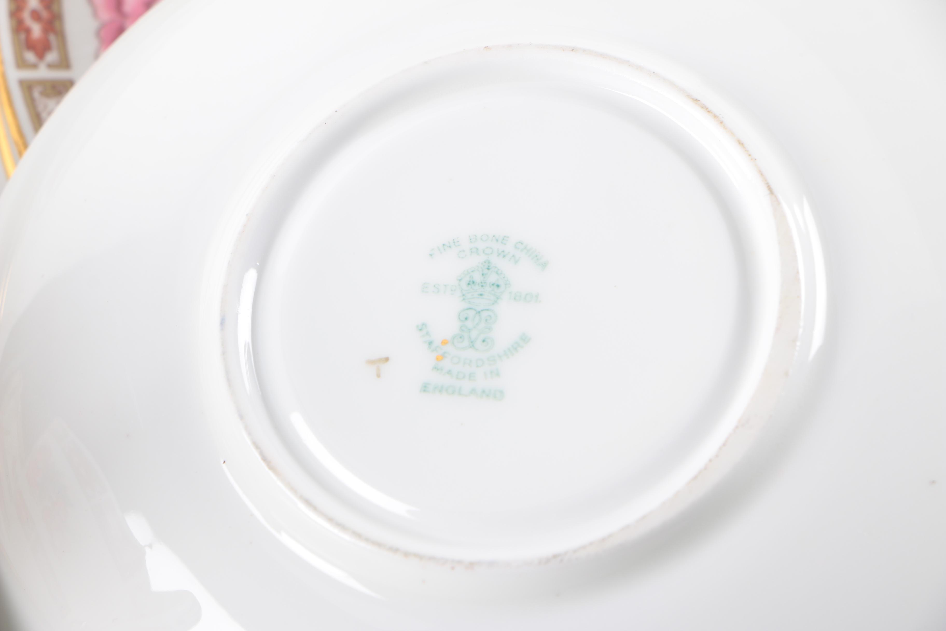 Mid-Century Crown Staffordshire Bone China Tableware