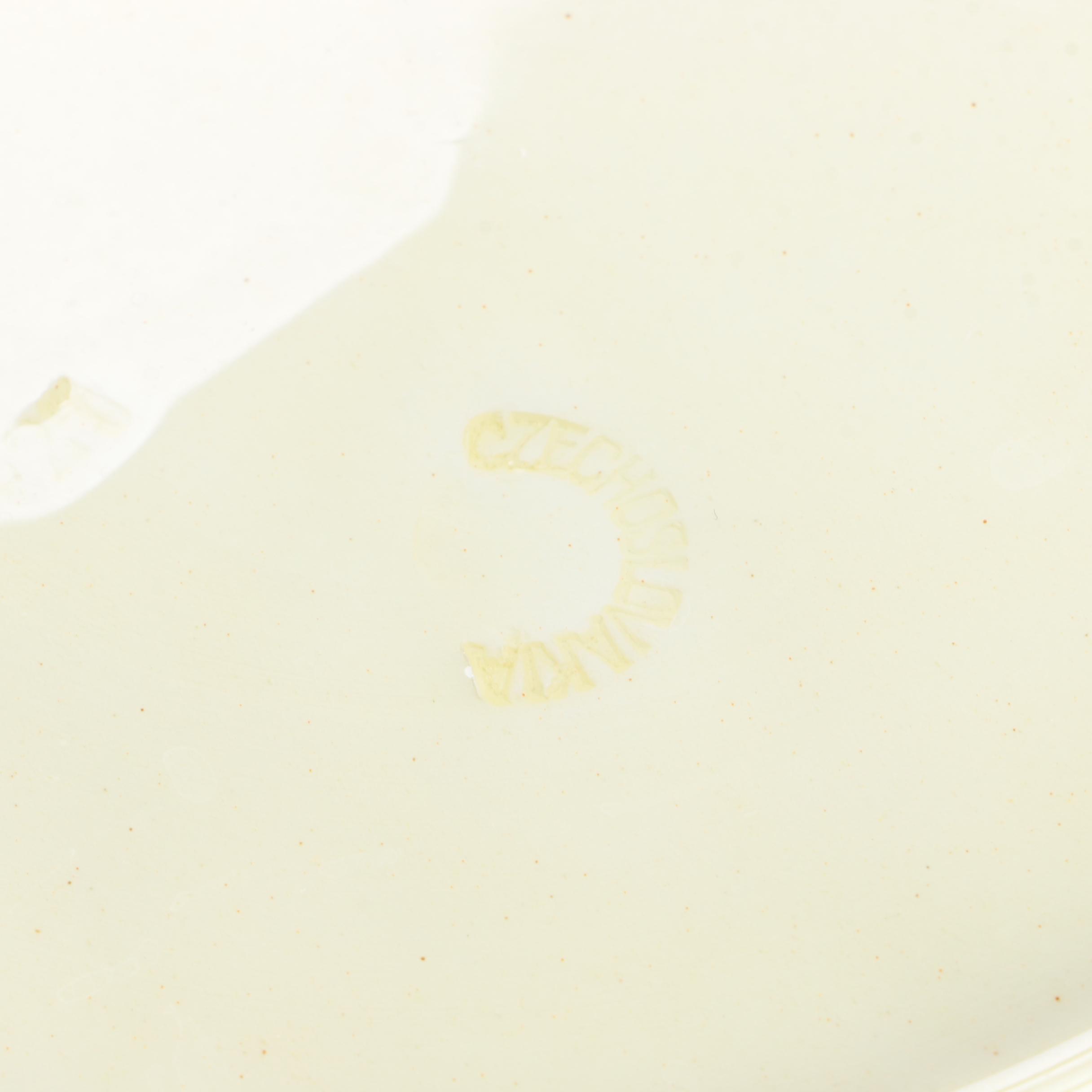 Vintage Czechoslovakian Fruit and Flower Plates