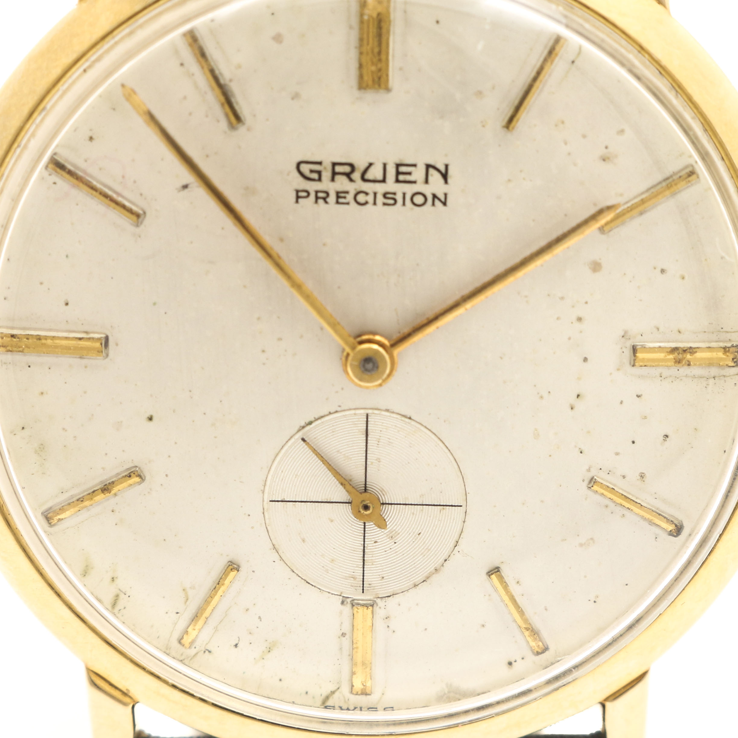 14K Yellow Gold Gruen Precision Watch