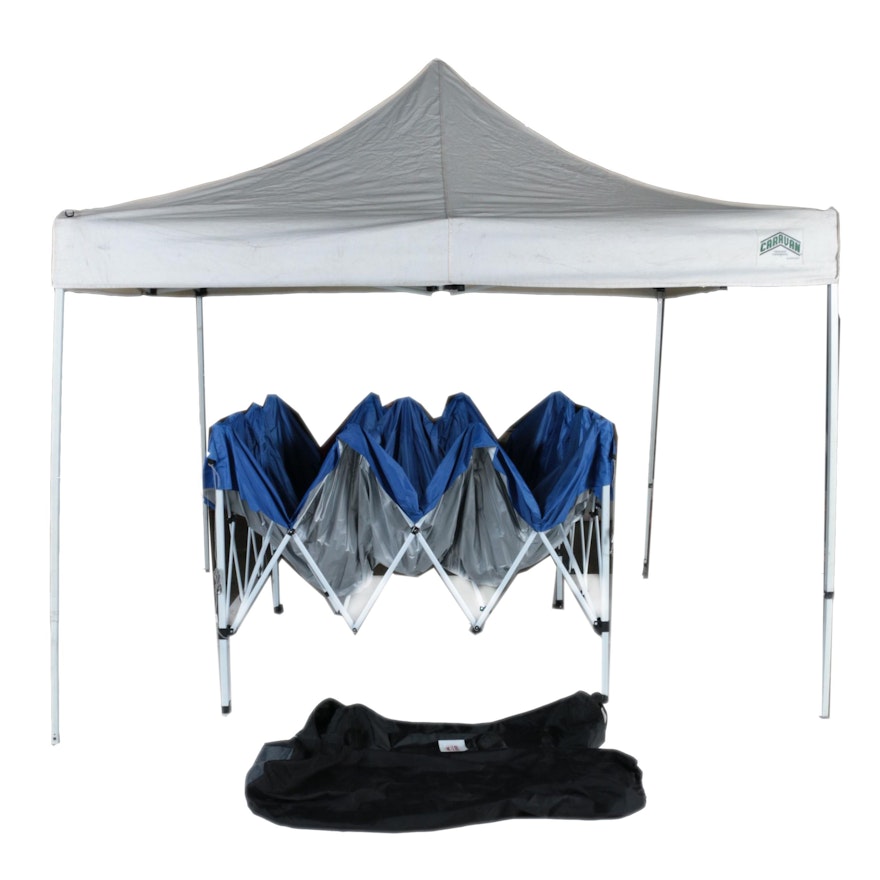 First-Up and E-Z Up Folding Instant Shelter Canopies