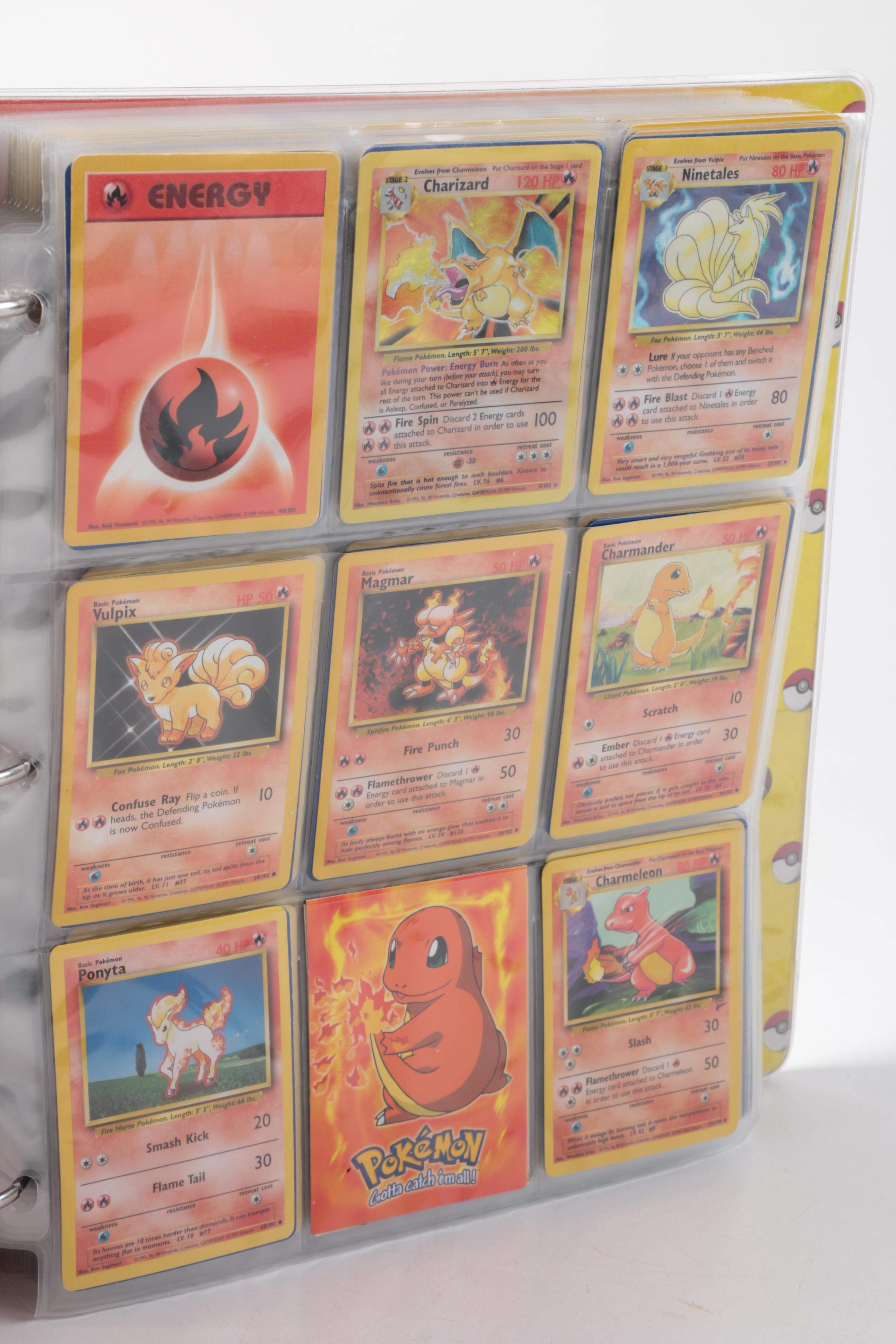 Pokémon Cards In Pokémon Binder