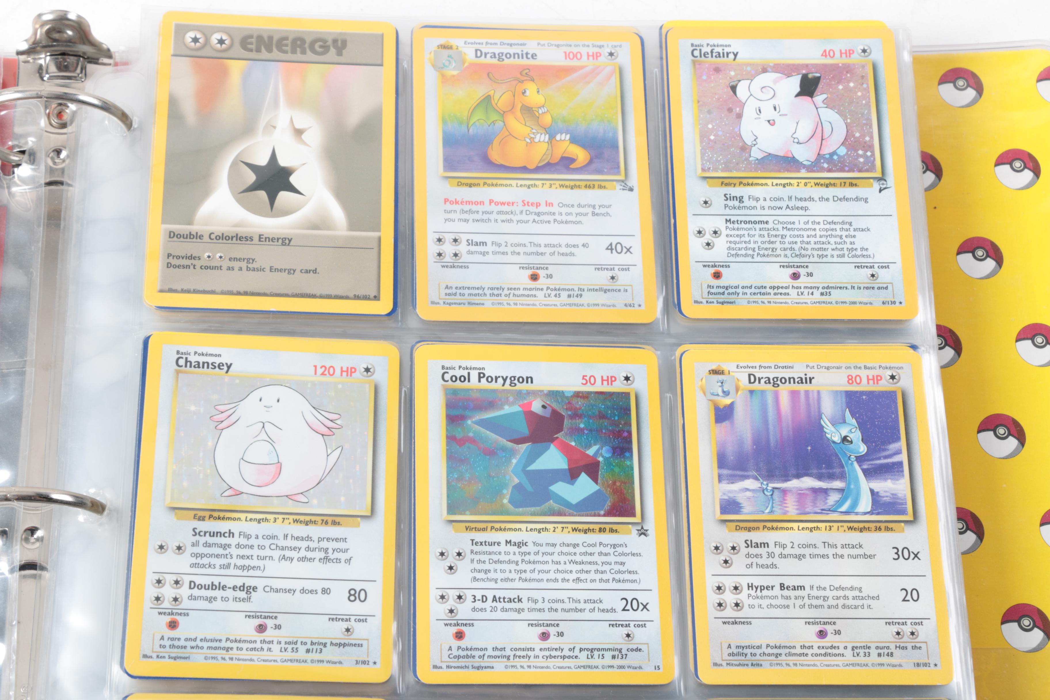 Pokémon Cards In Pokémon Binder