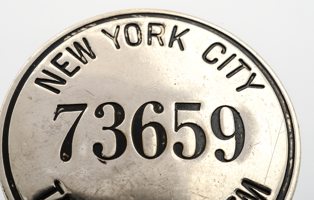 Vintage New York City "Transit System" Services Badge