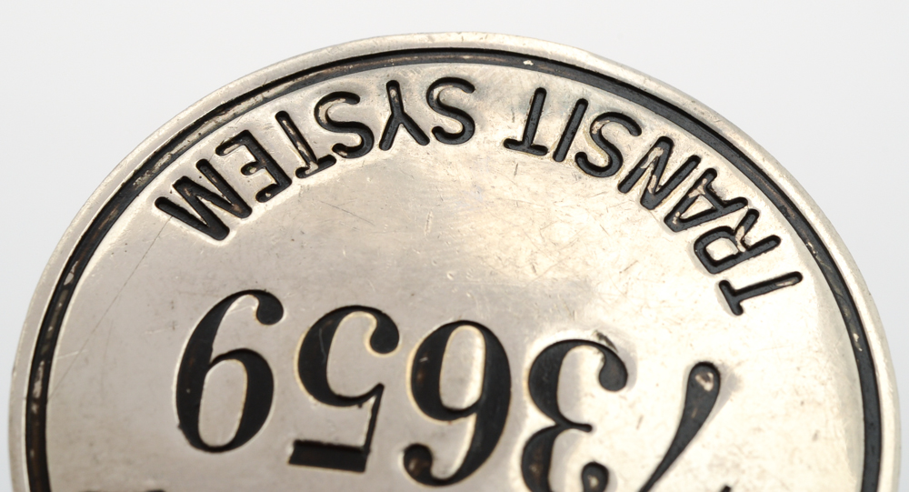 Vintage New York City "Transit System" Services Badge