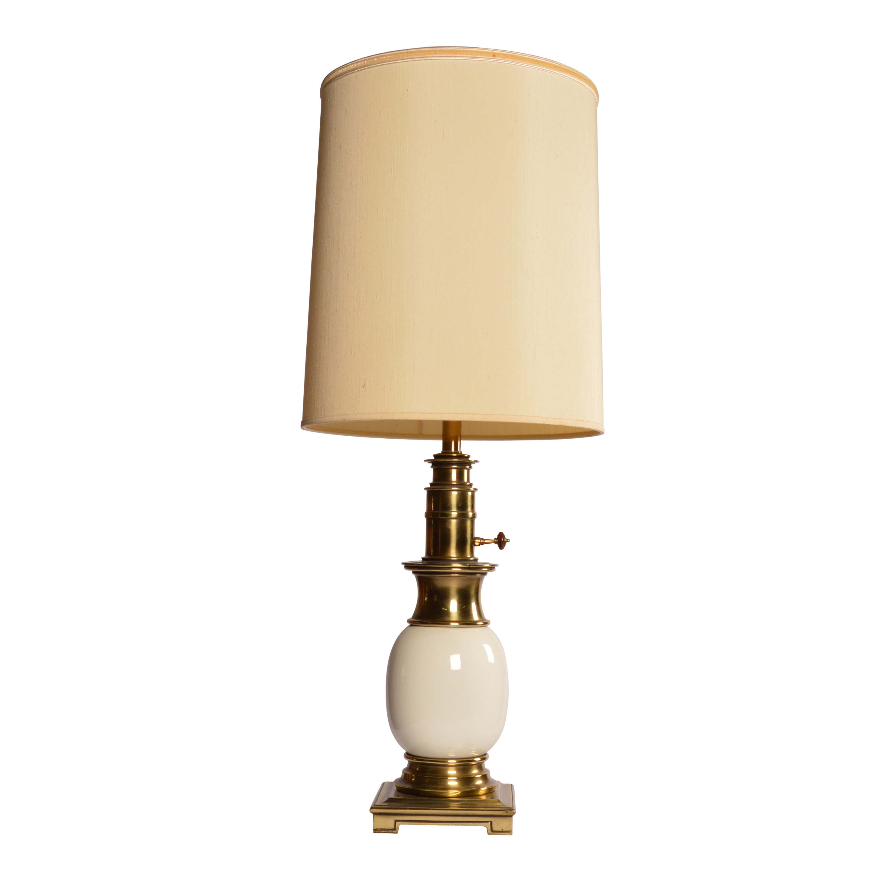 Vintage Brass and Ceramic Table Lamp