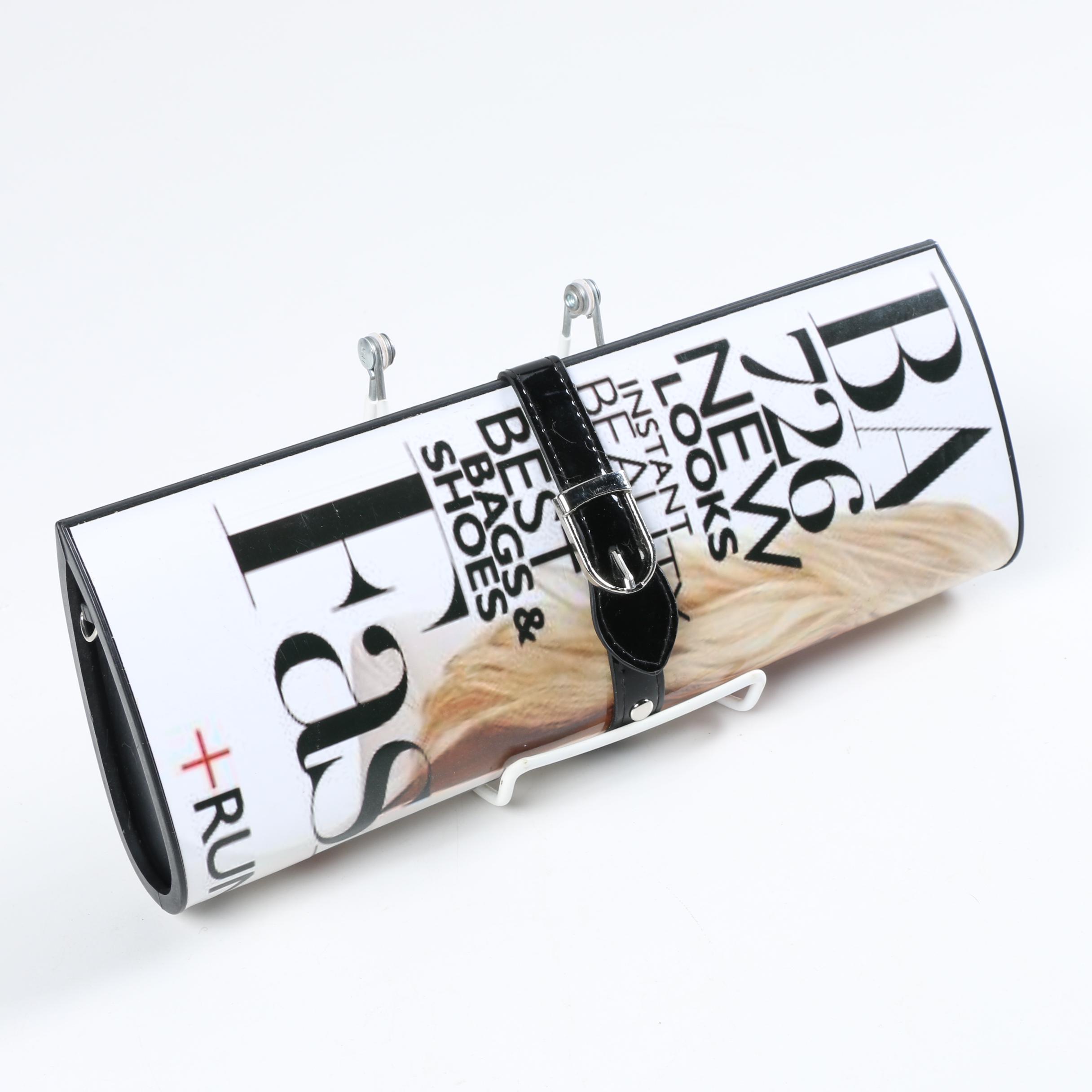 2011 Harpers Bazaar Britney Spears Rolled Magazine Clutch