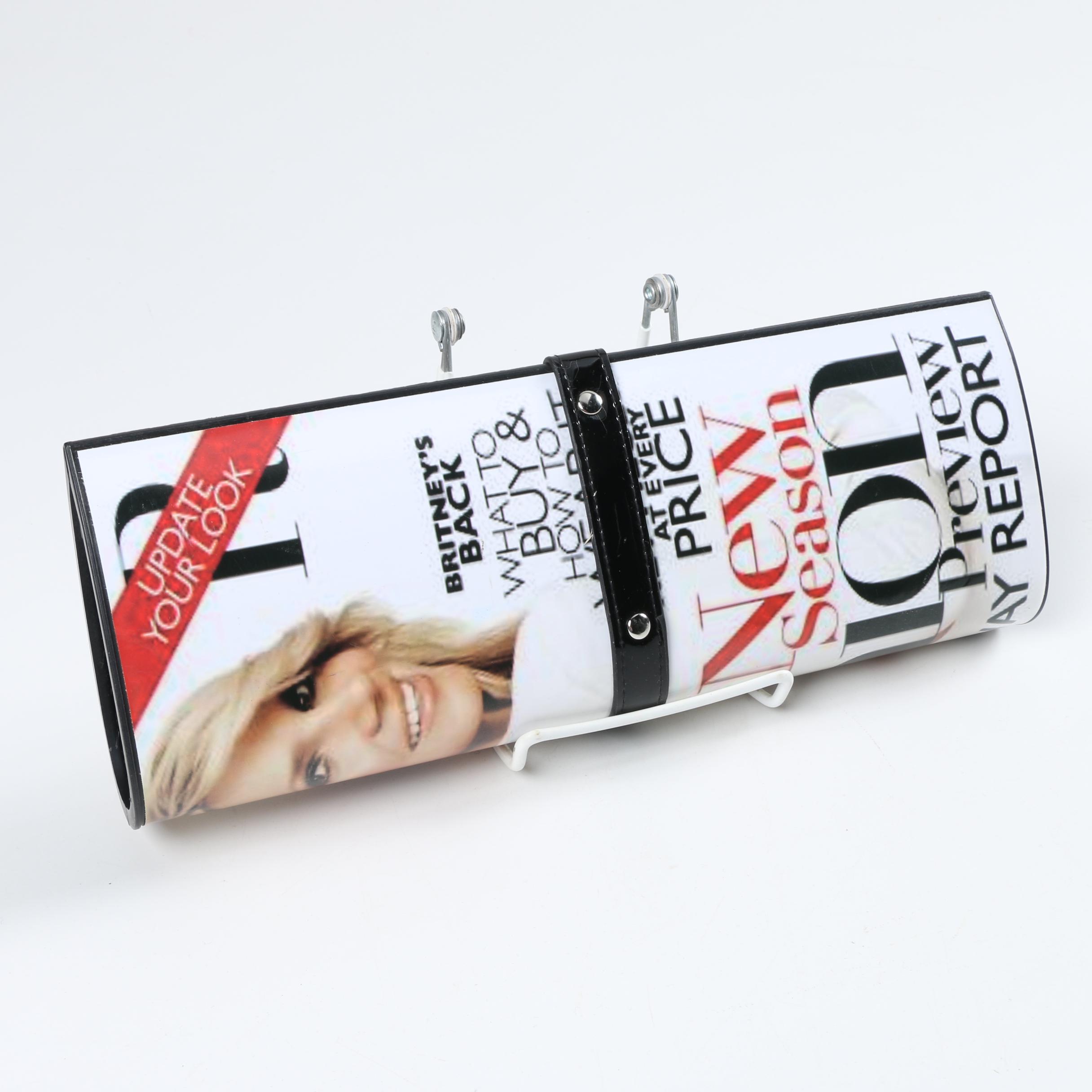2011 Harpers Bazaar Britney Spears Rolled Magazine Clutch
