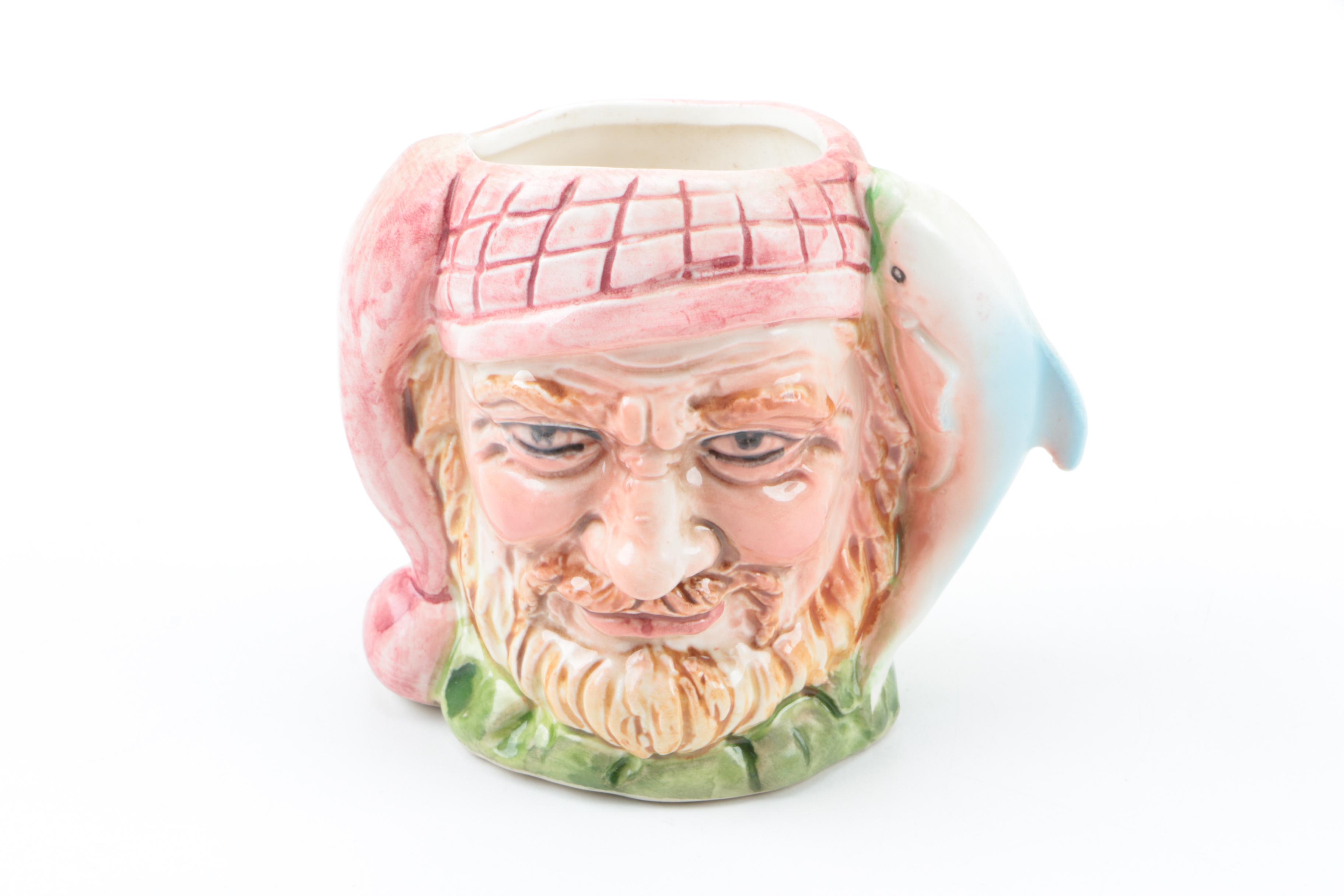 Vintage Figural Character Jugs Including Royal Doulton and Wood & Sons