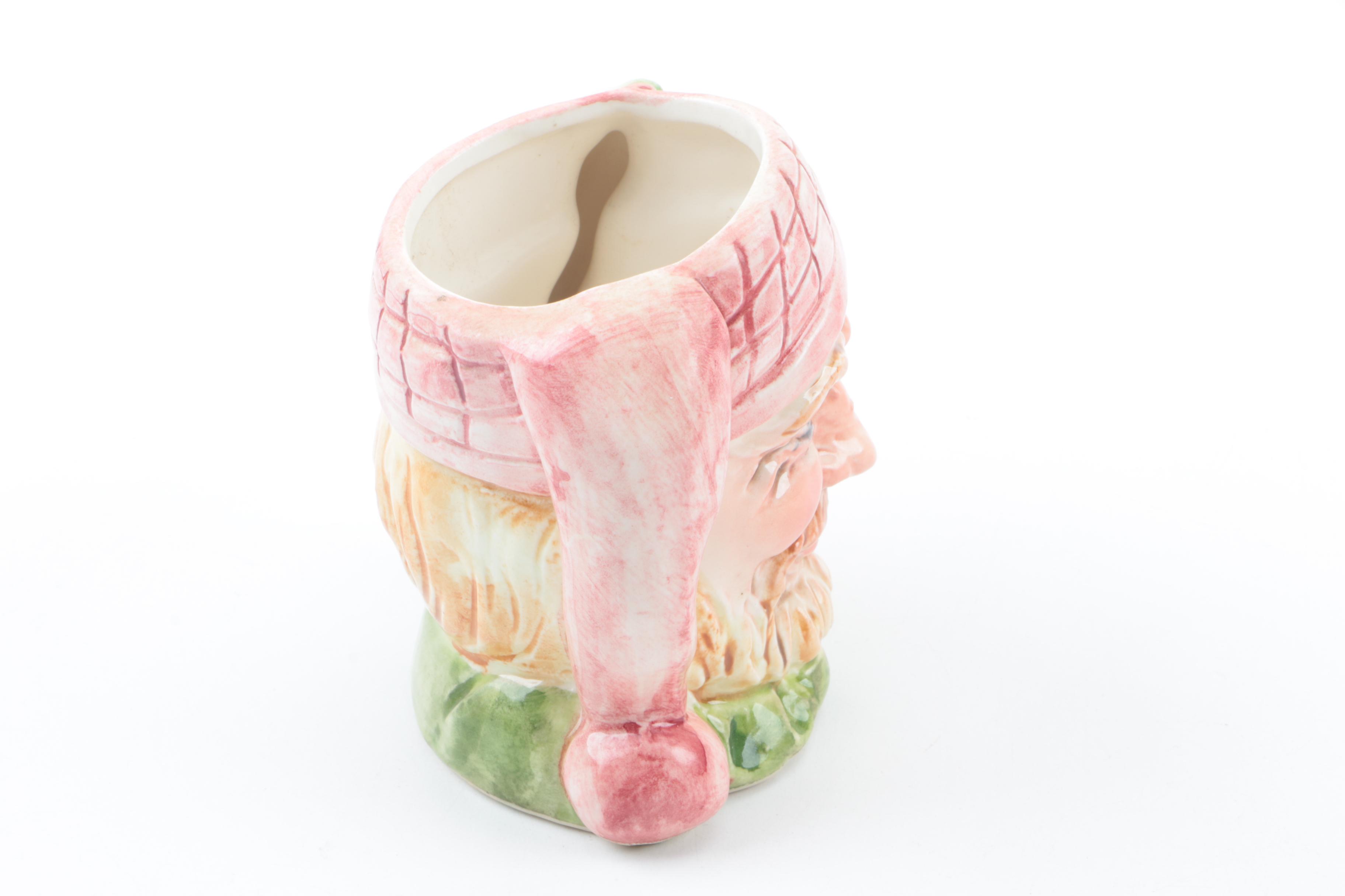 Vintage Figural Character Jugs Including Royal Doulton and Wood & Sons