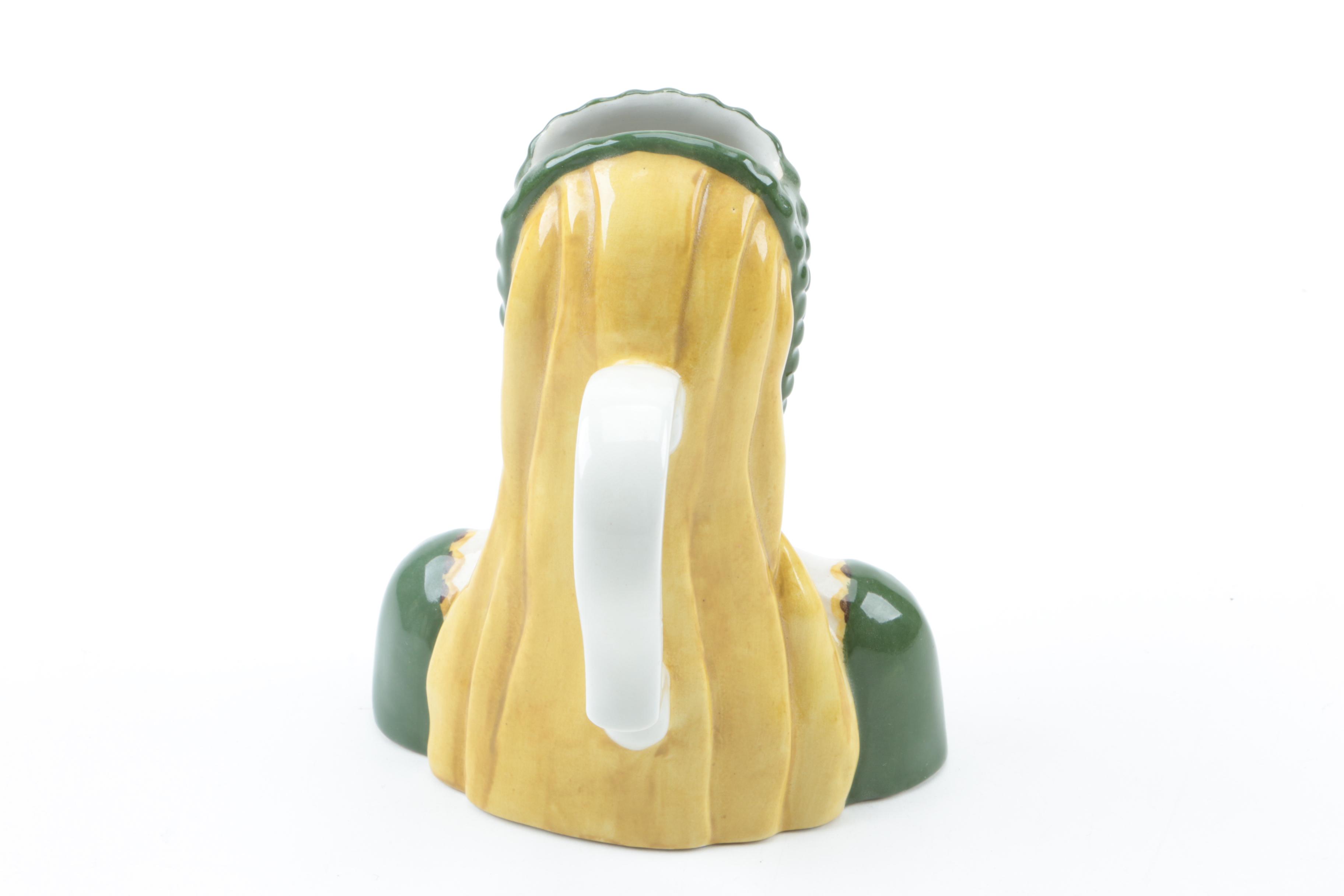 Vintage Figural Character Jugs Including Royal Doulton and Wood & Sons