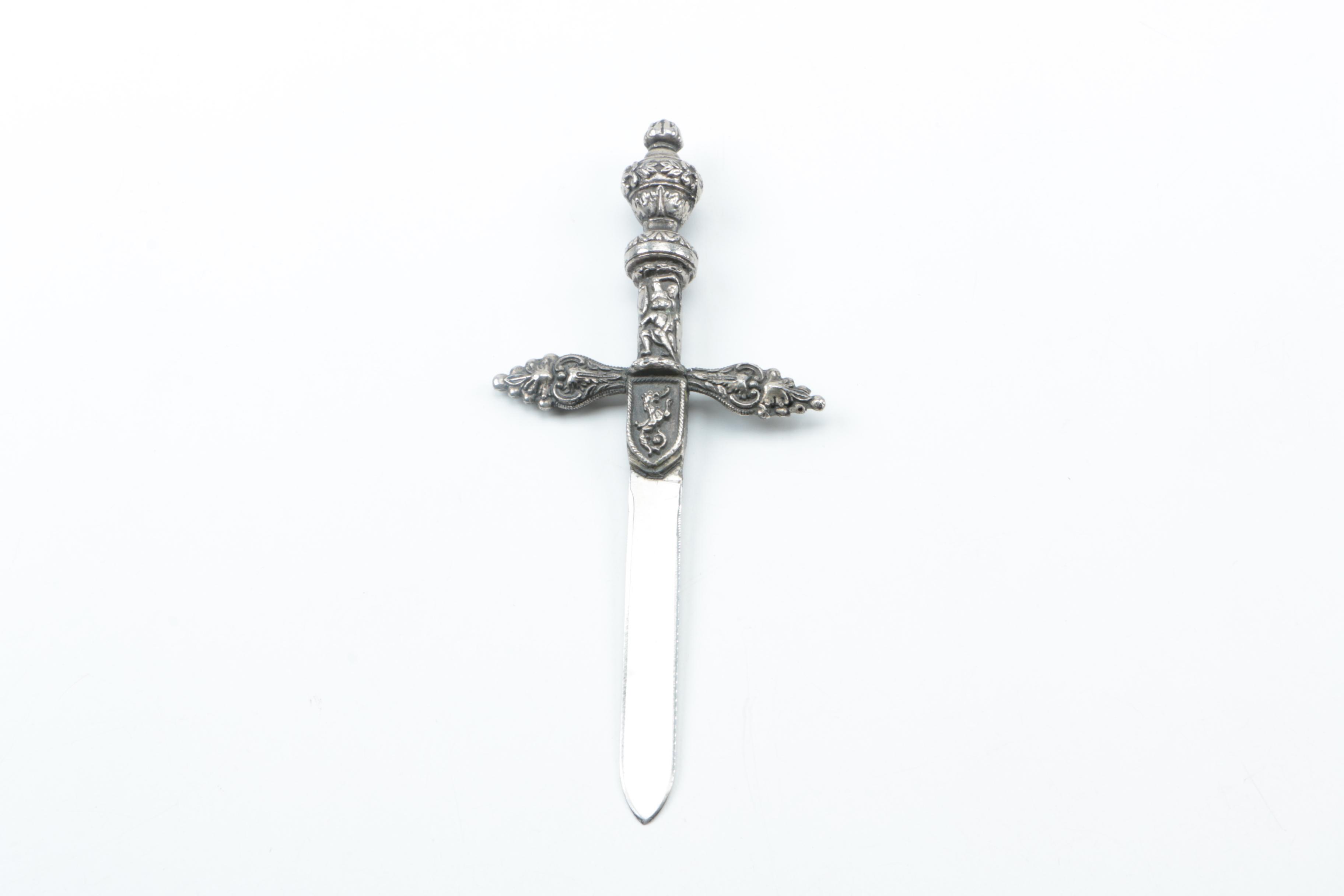 Pewter Handled Letter Opener