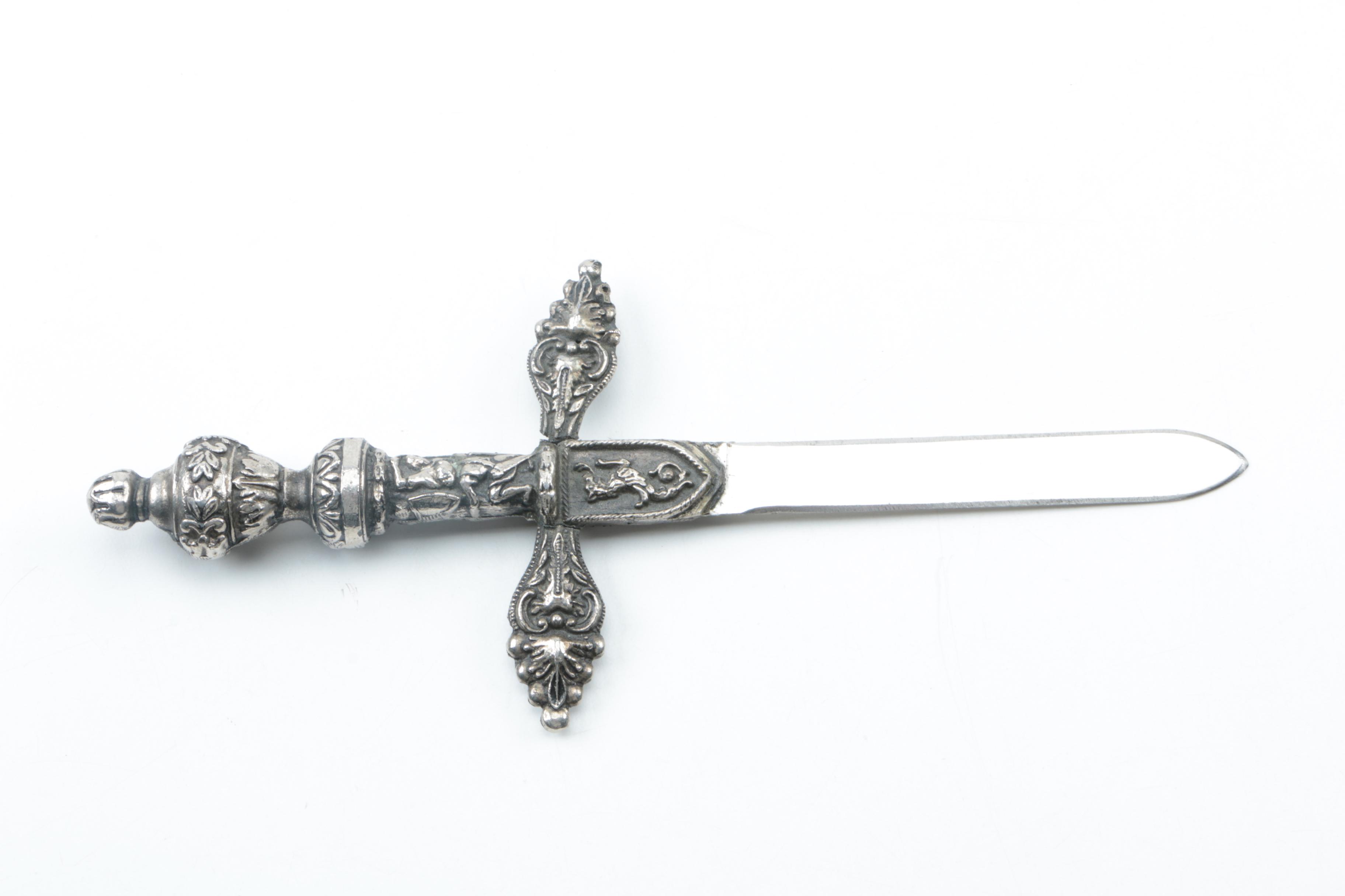 Pewter Handled Letter Opener