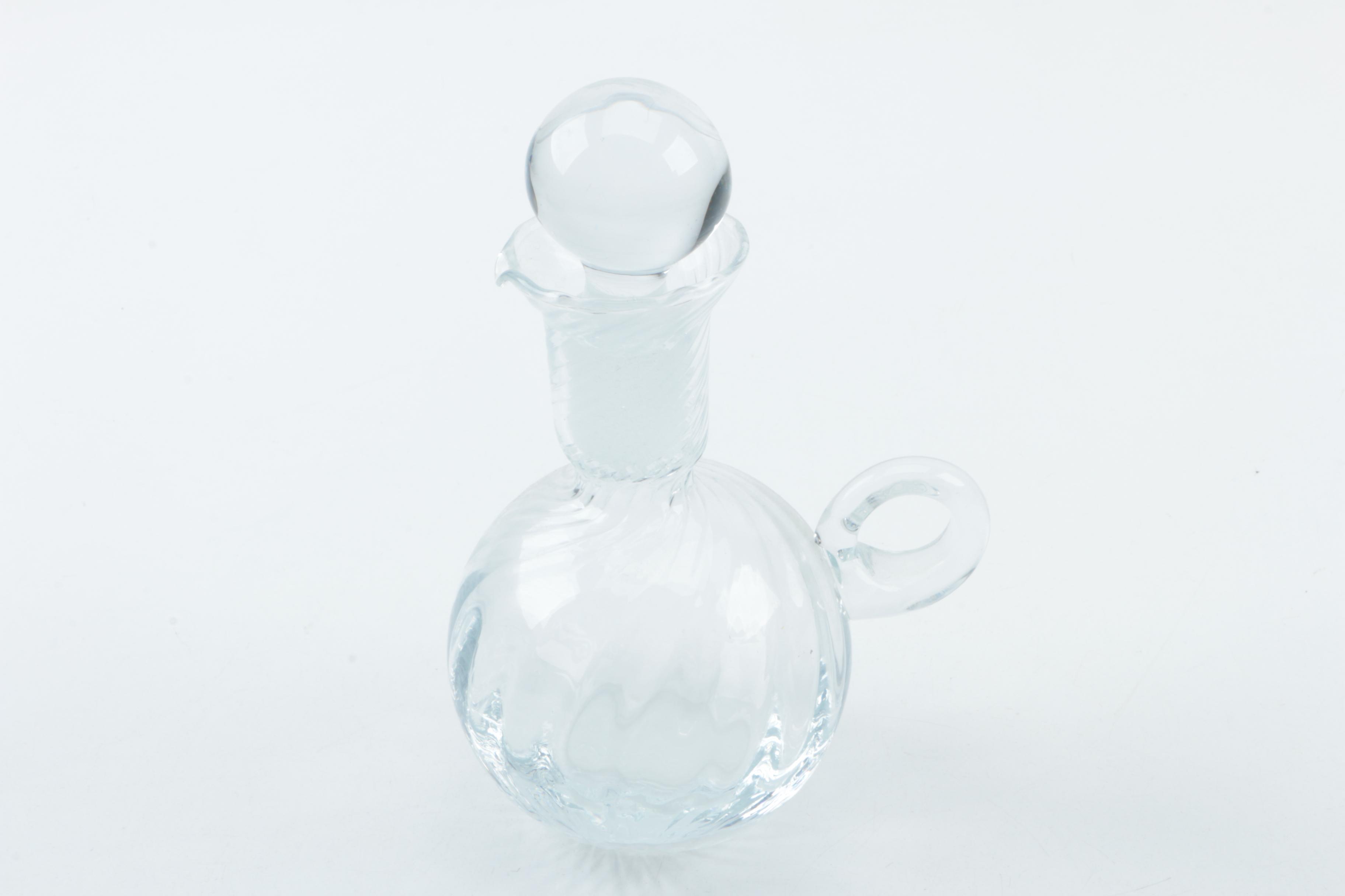 Crystal and Glass Serveware with Silver Plate Platter