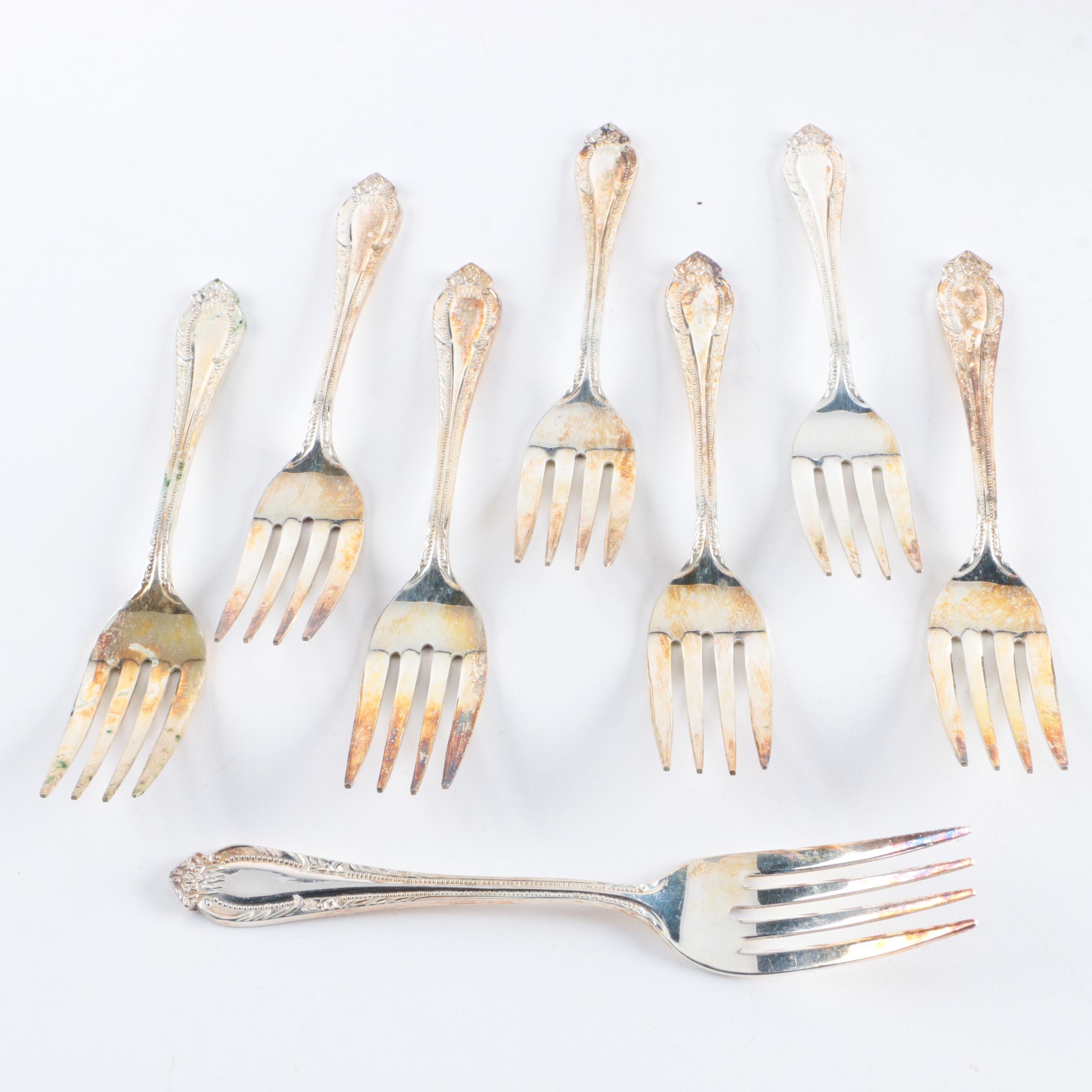 Nakazato Nickel Silver Flatware Set with Flared Stems