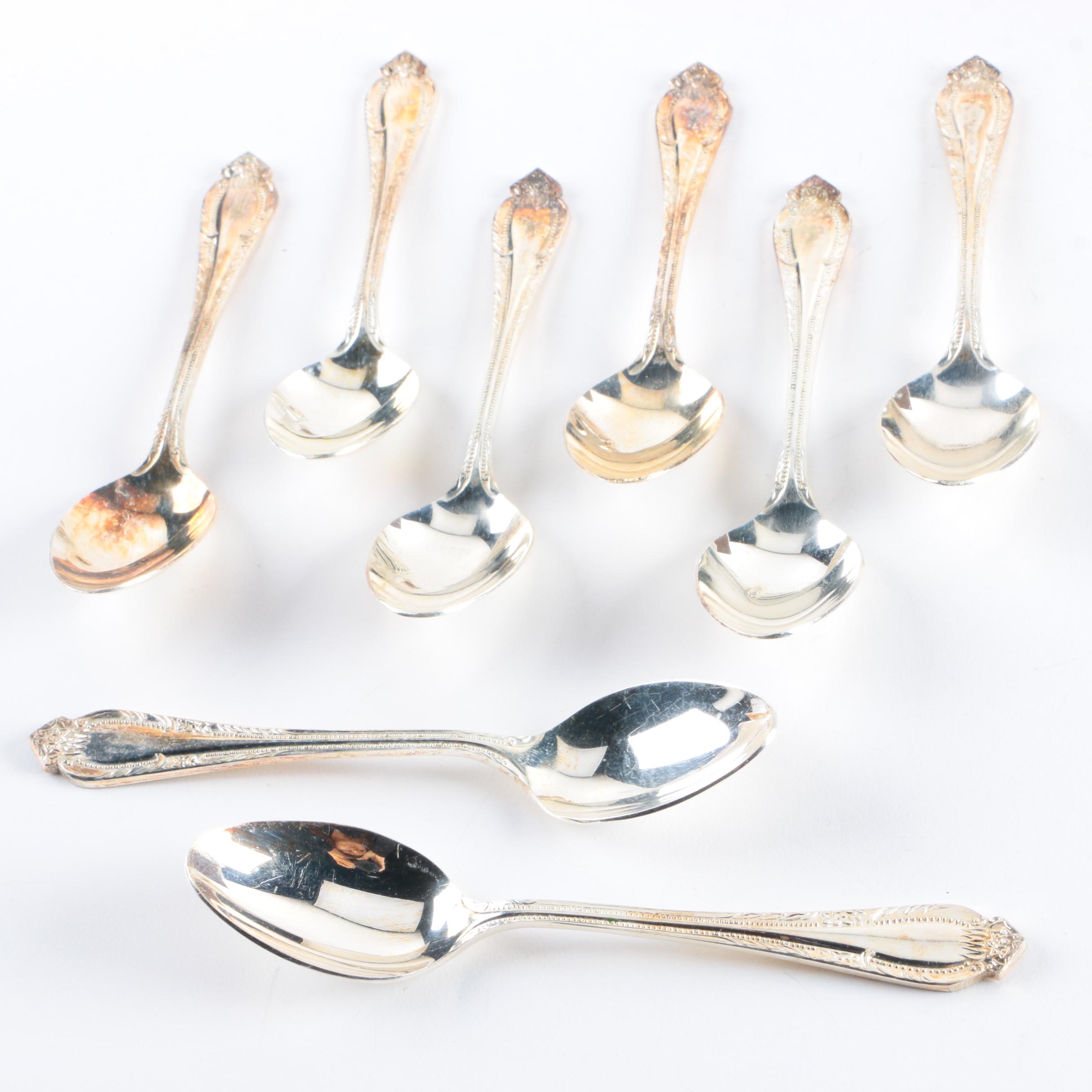 Nakazato Nickel Silver Flatware Set with Flared Stems