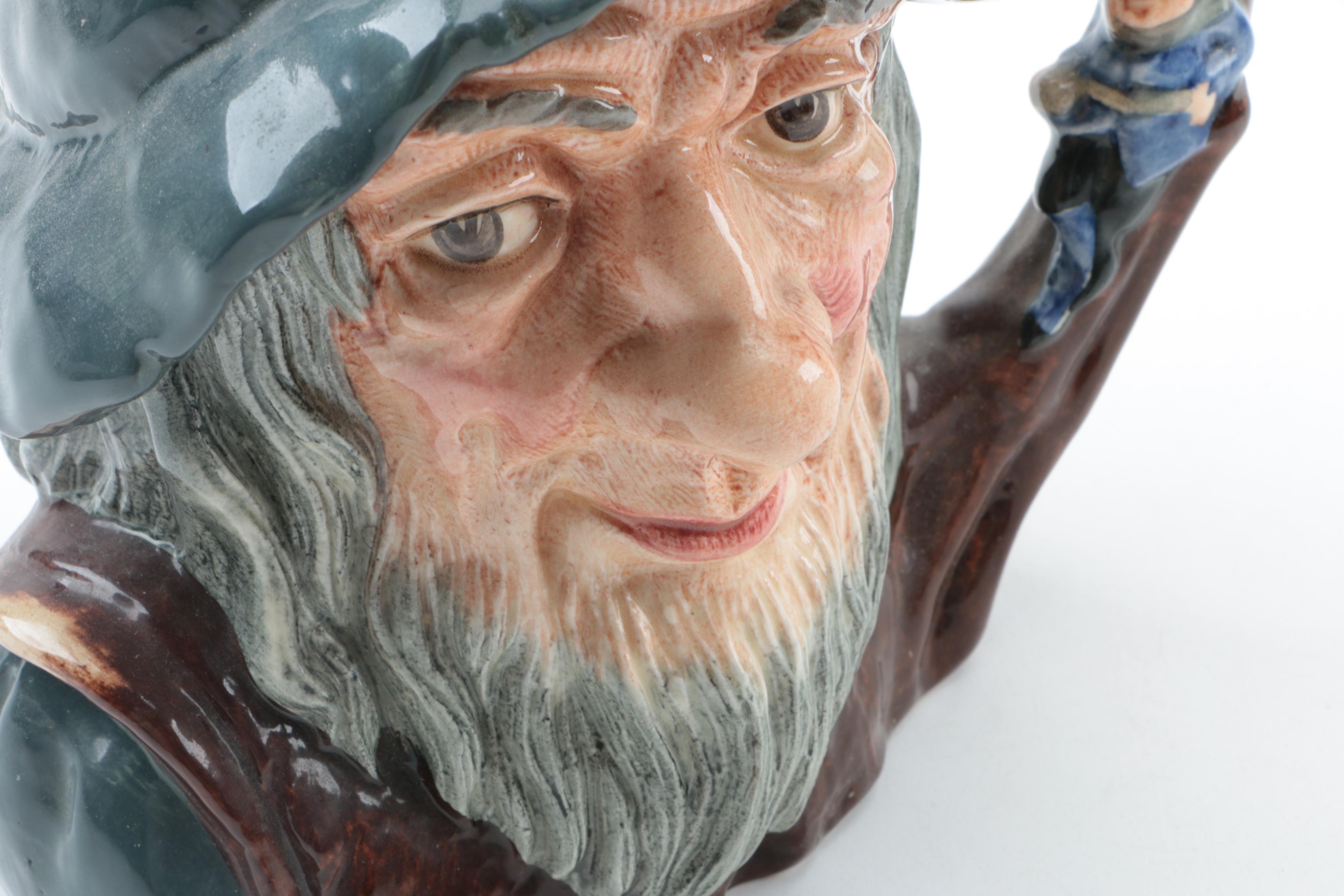 Royal Doulton "Rip Van Winkle" Ceramic Pitcher