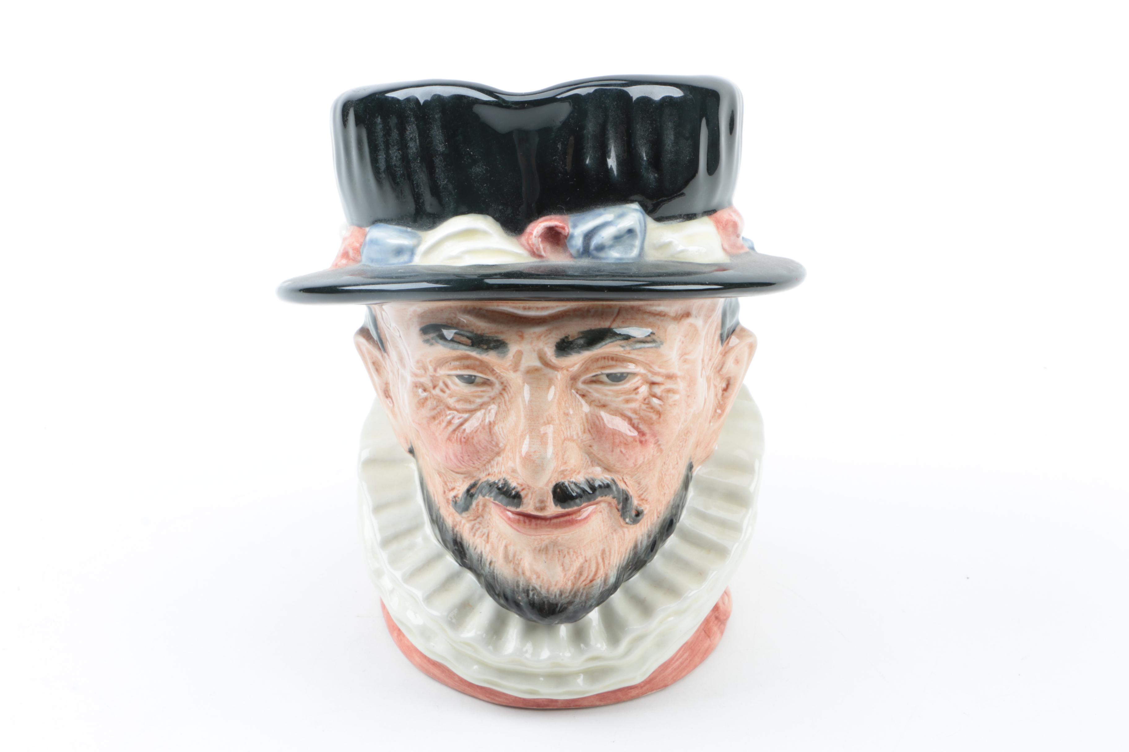 Royal Doulton Beefeater Ceramic Pitcher