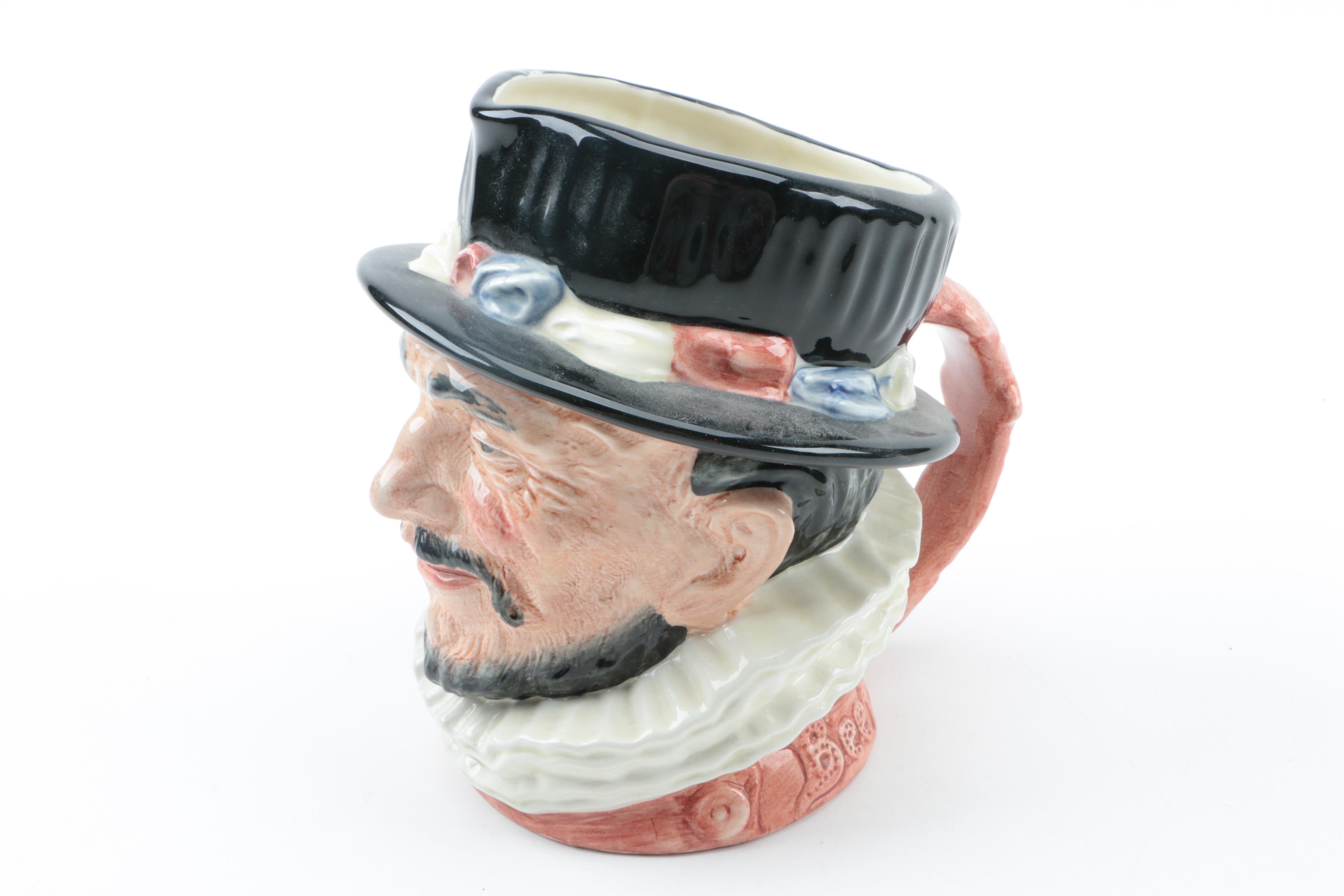 Royal Doulton Beefeater Ceramic Pitcher
