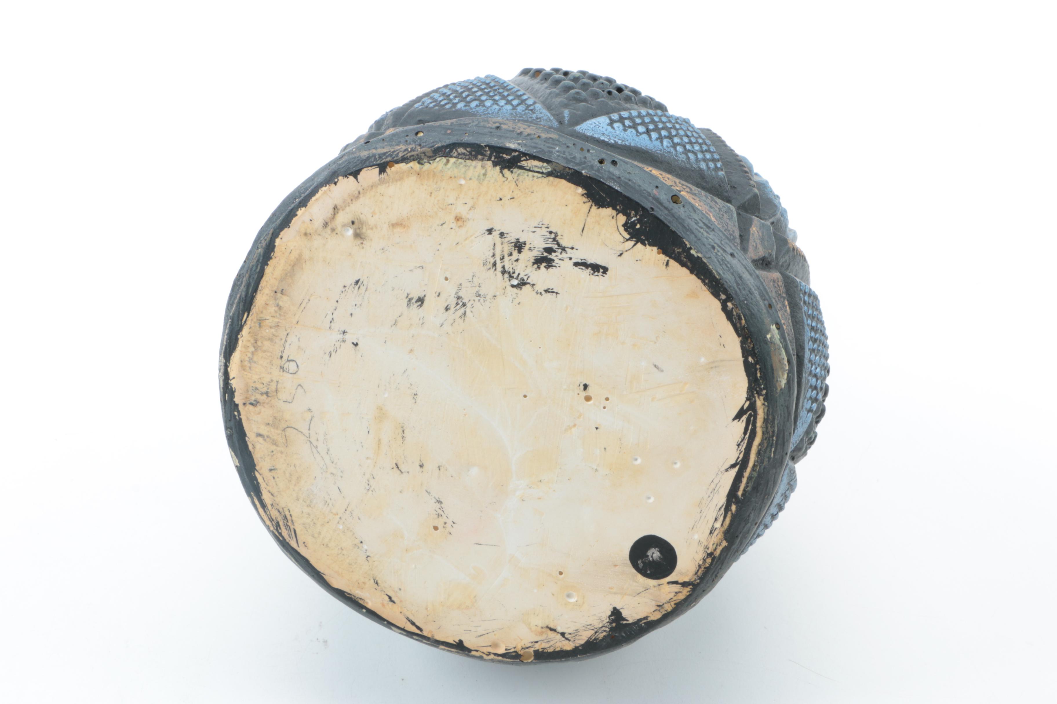 Ceramic Decanter Style Vase with Lid