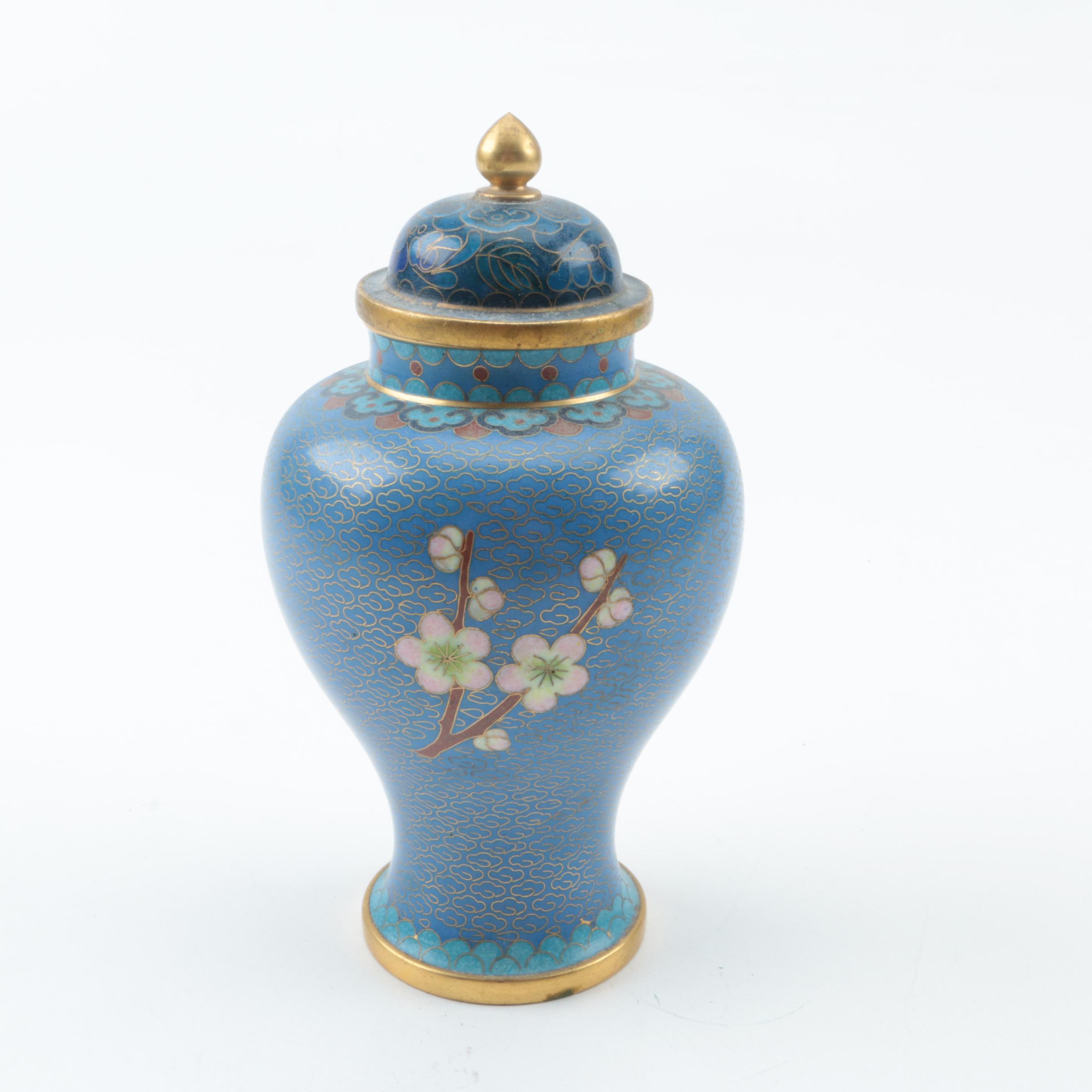 Chinese Cloisonne Jar