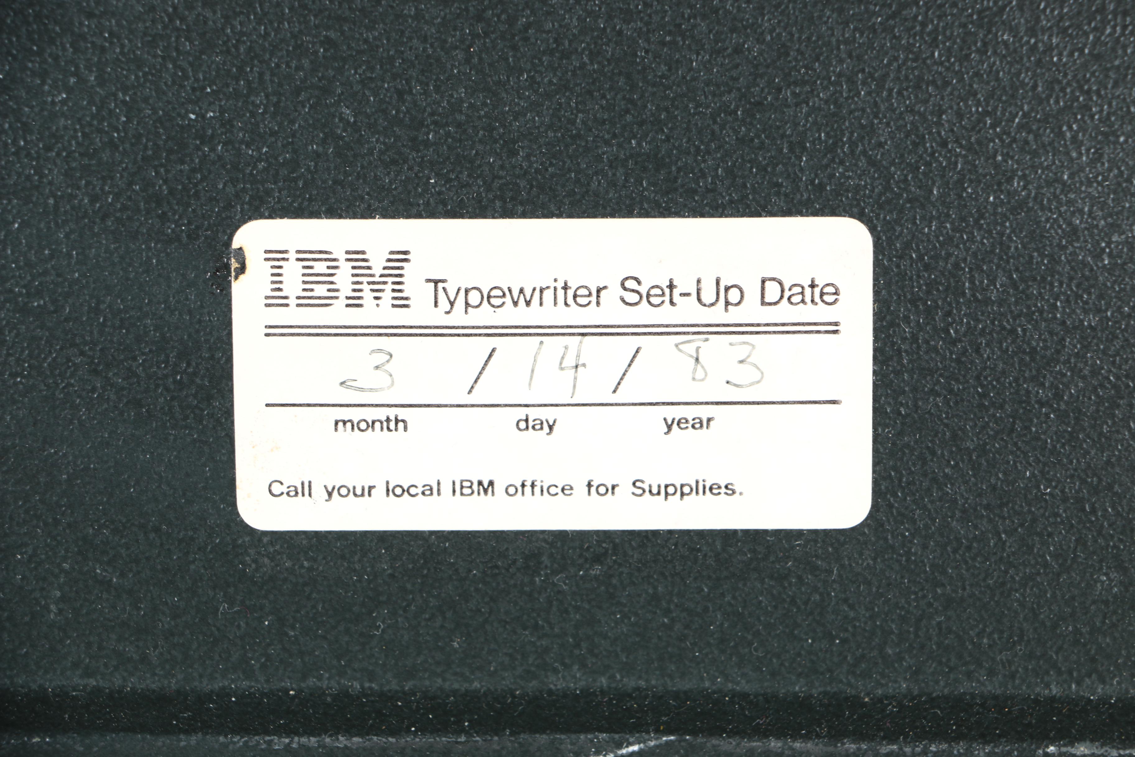 IBM Typewriter